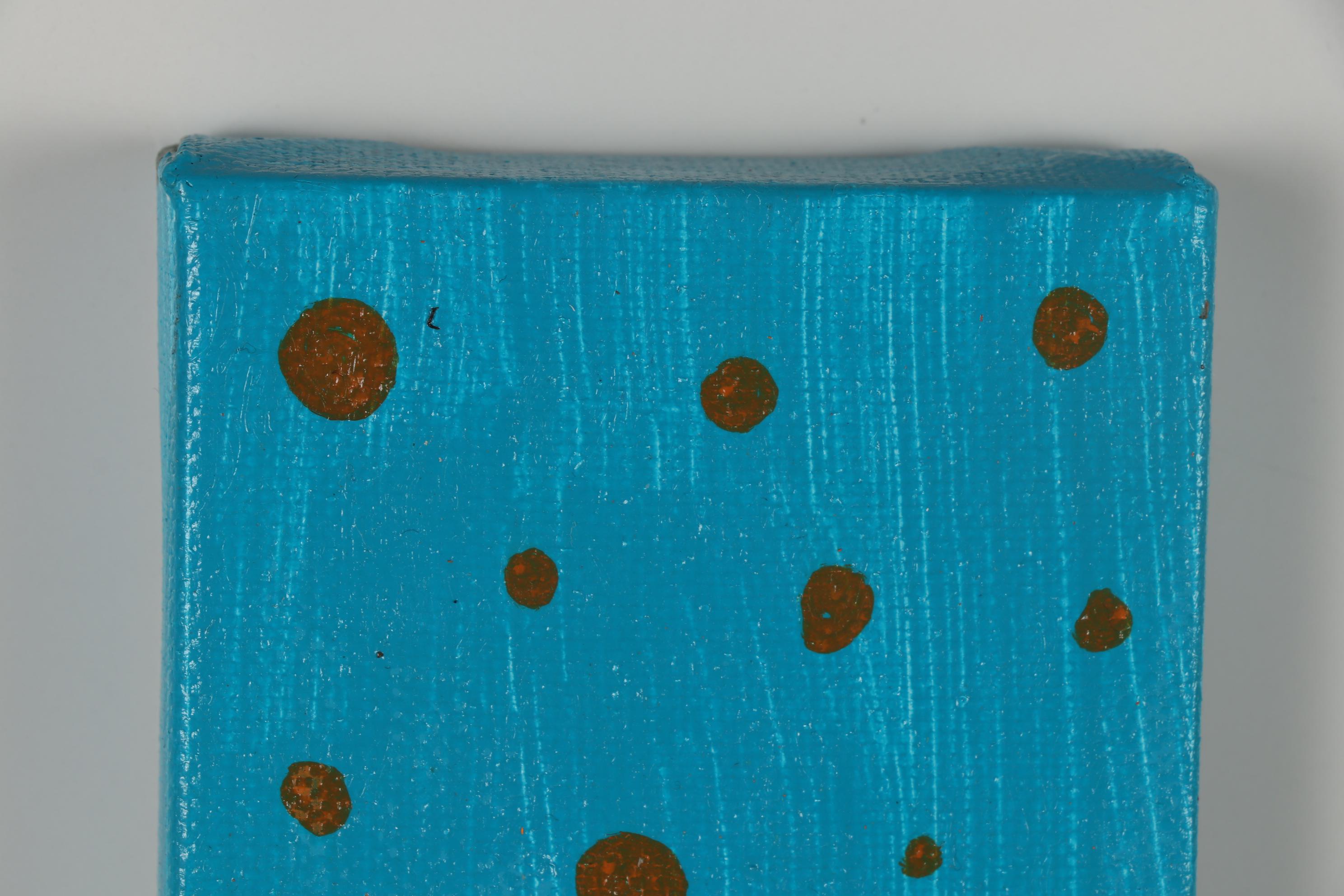 Laura Ortiz Folk Art Acrylic Painting "Gathering of Cats"