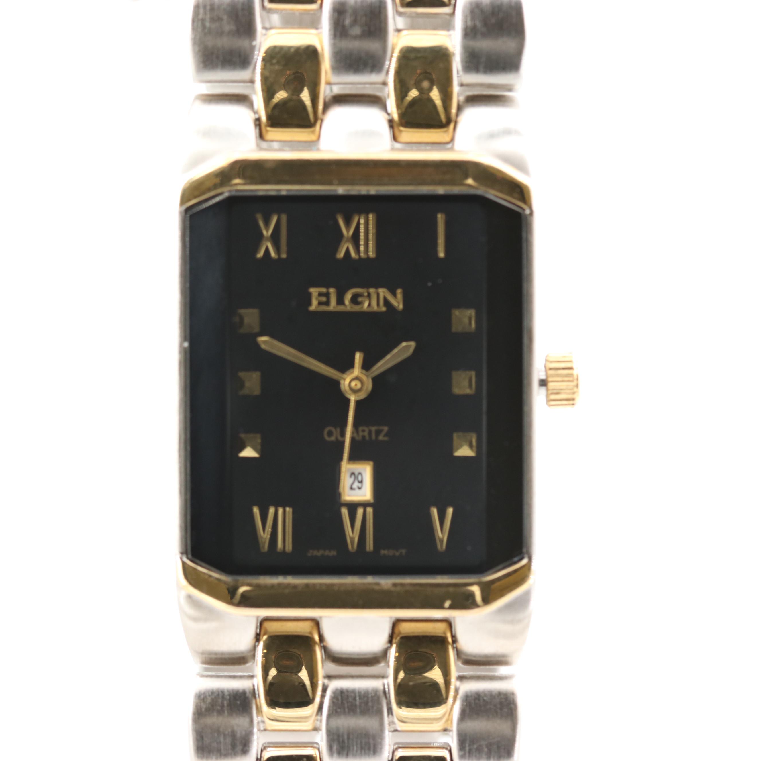 Elgin Yellow Tone, Two Tone With Diamonds and Armitron Yellow Tone Watches