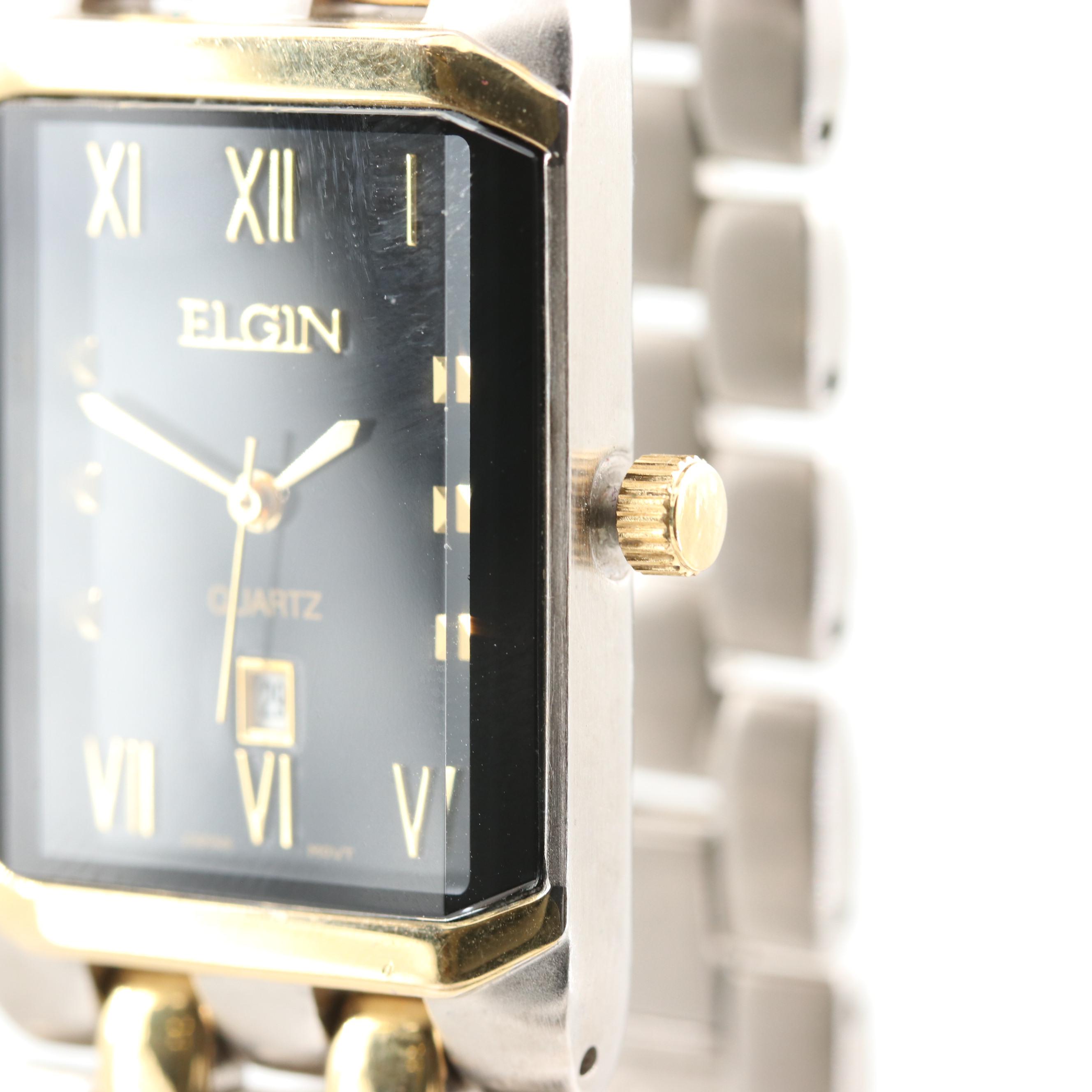 Elgin Yellow Tone, Two Tone With Diamonds and Armitron Yellow Tone Watches
