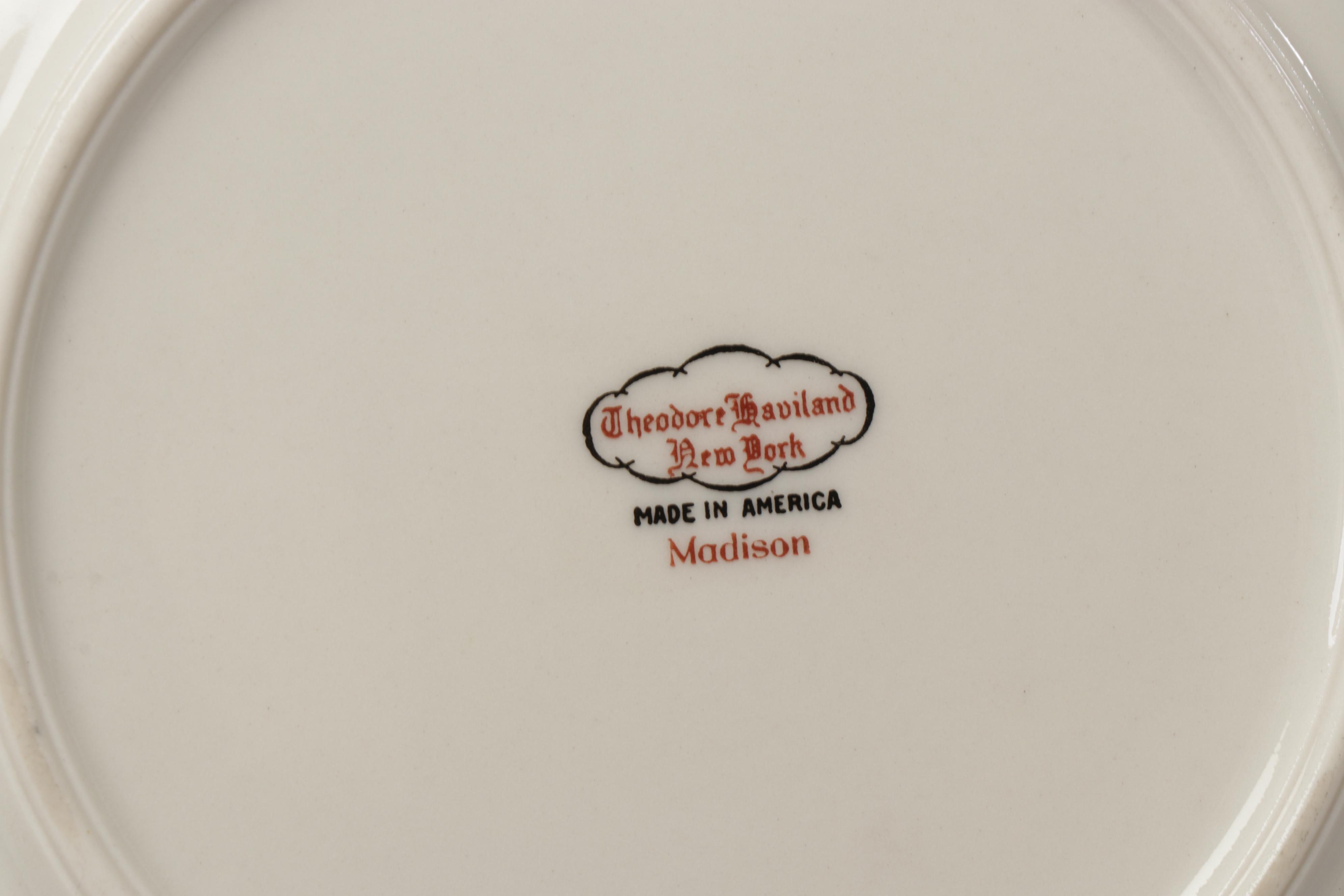 Haviland, Lenox and Wm Guerin & Co Gold Rimmed Porcelain Dishes