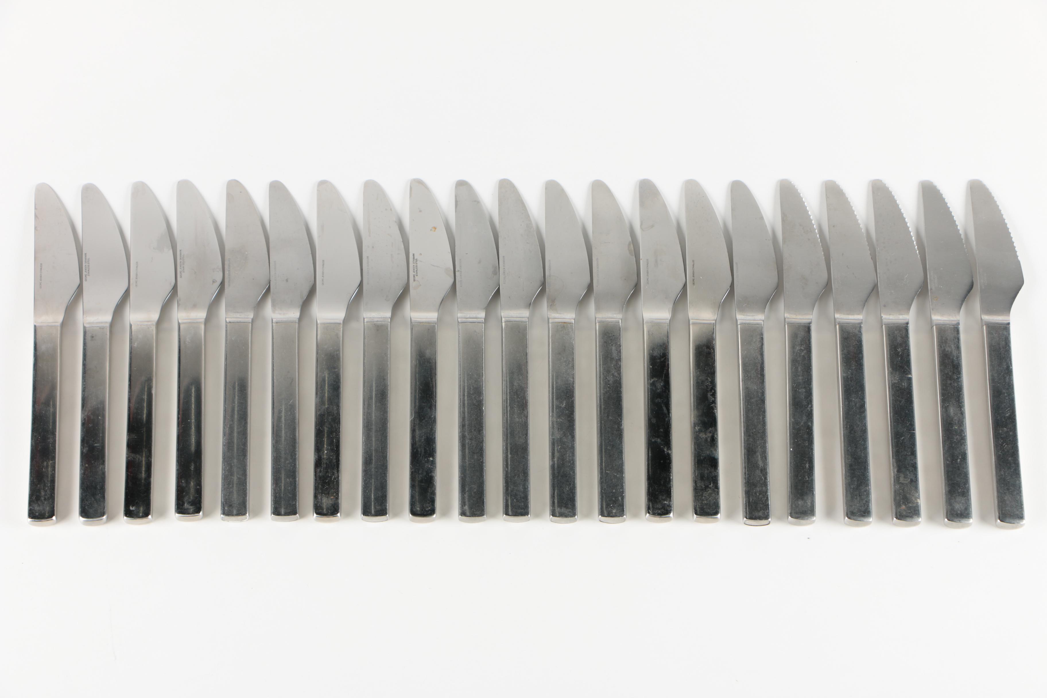 Georg Jensen "New York" Stainless Steel Flatware