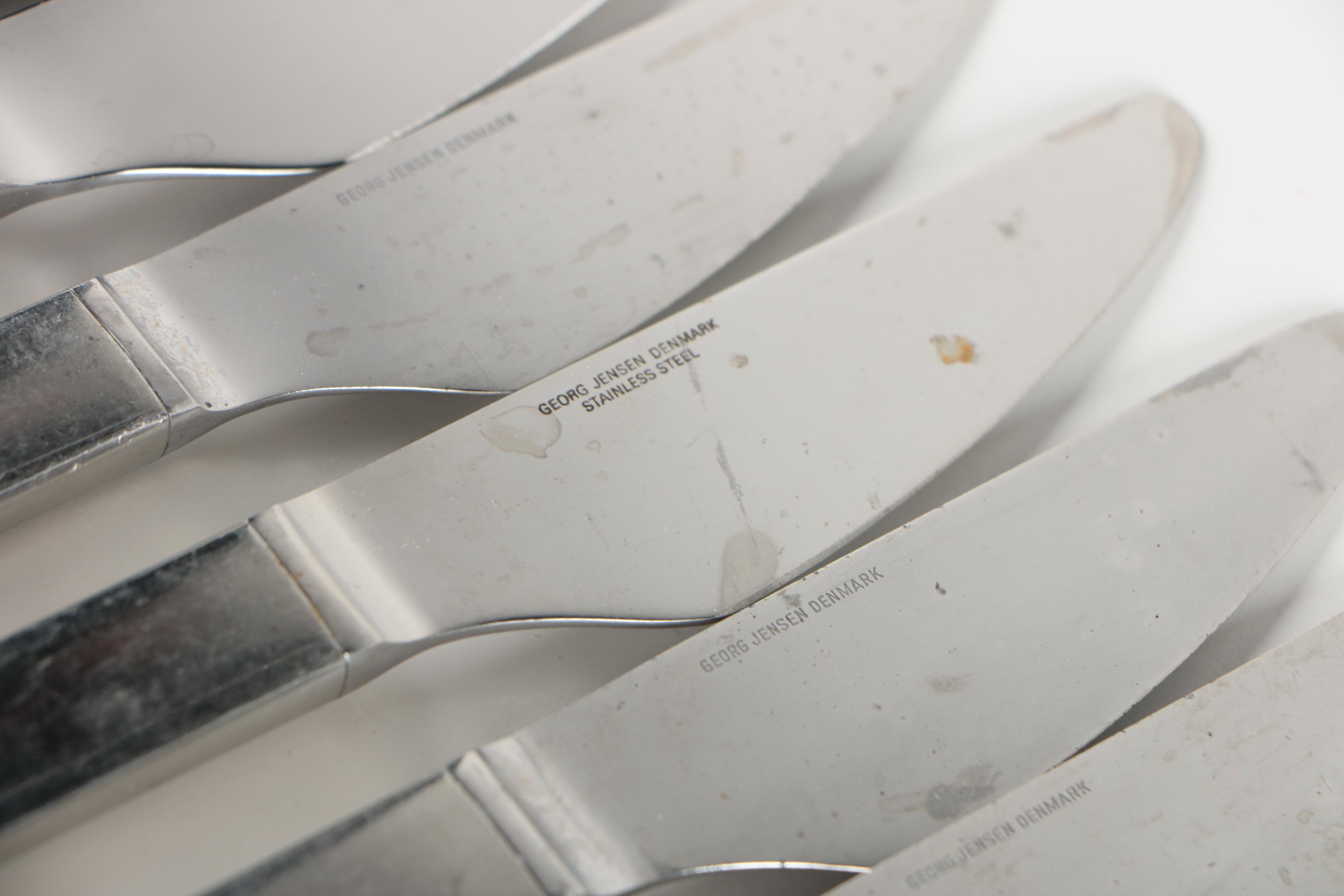 Georg Jensen "New York" Stainless Steel Flatware