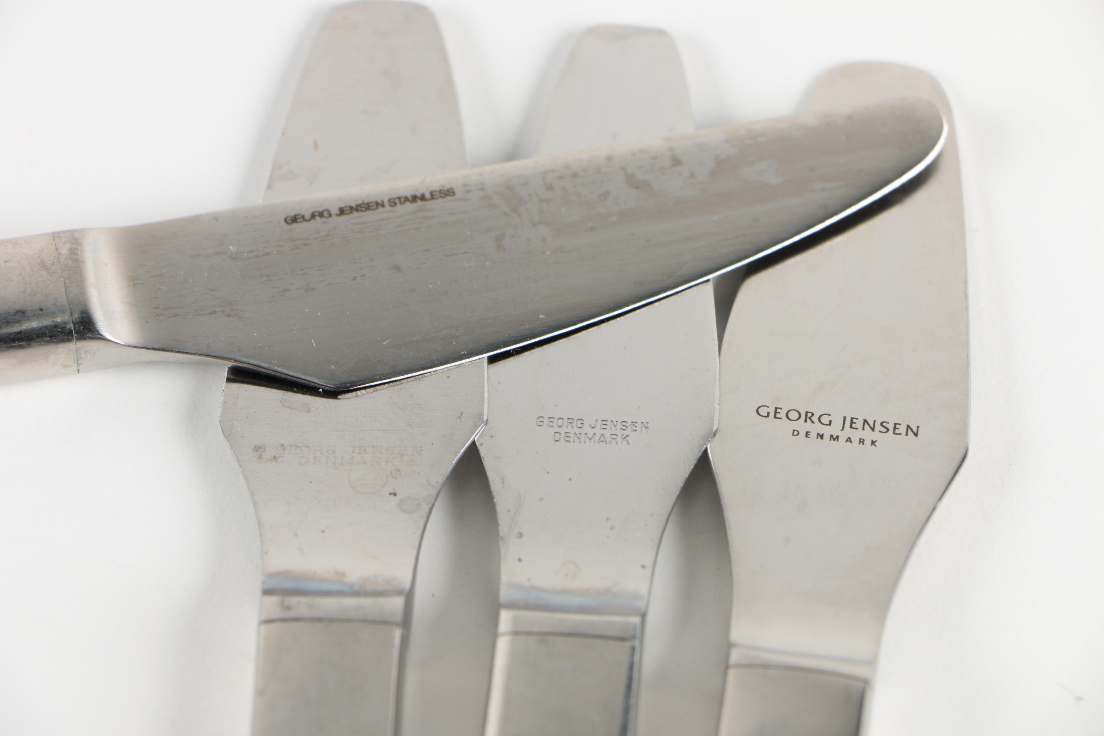 Georg Jensen "New York" Stainless Steel Flatware