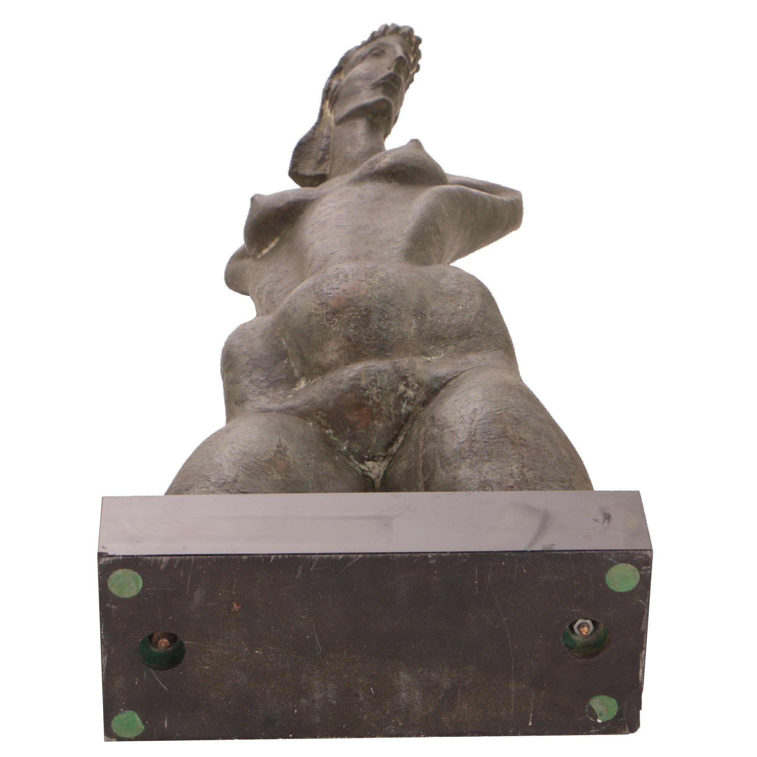 Robert Laurent Bronze Sculpture "Golden Girl (a Female Torso)"