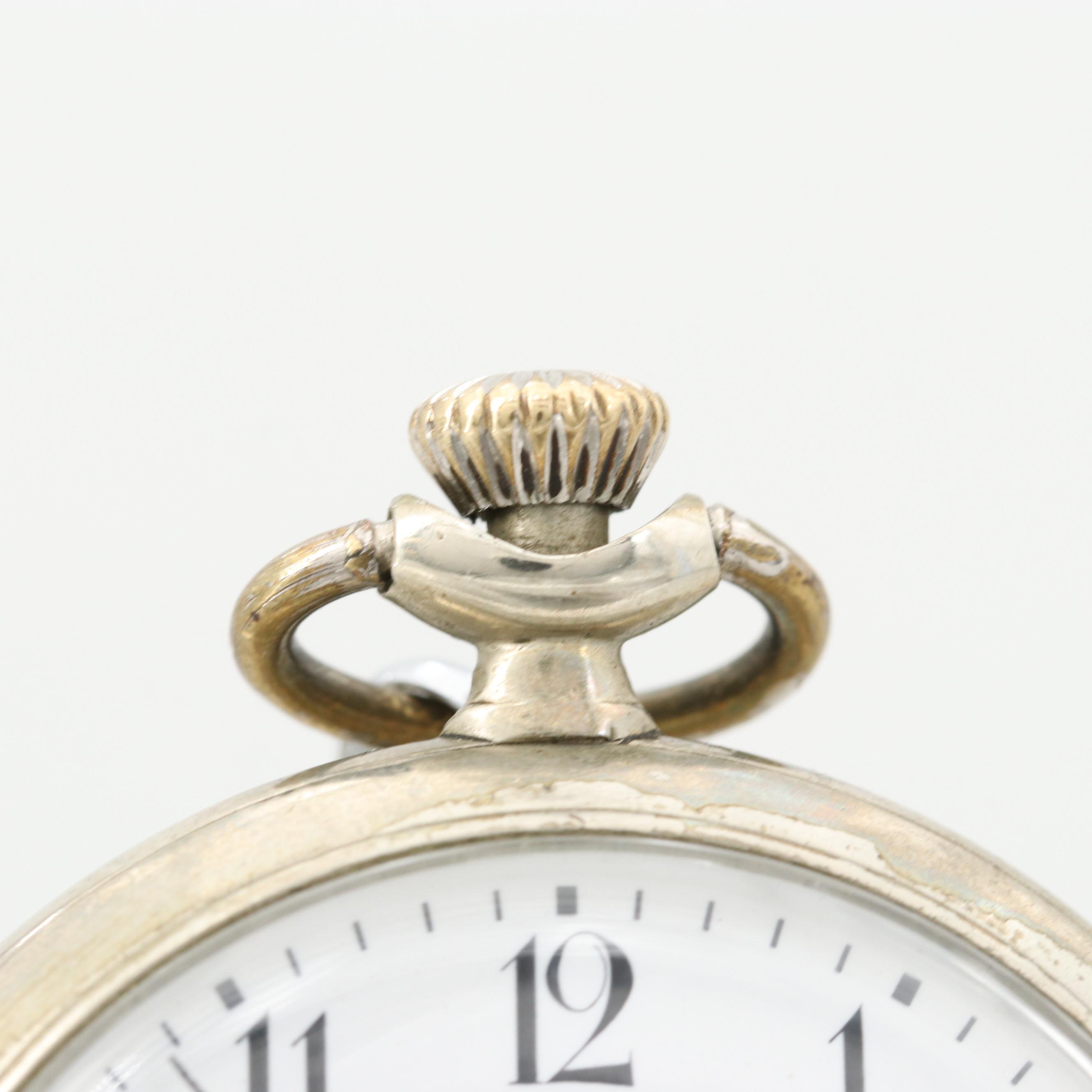 Vintage Zenith Open Face Pocket Watch