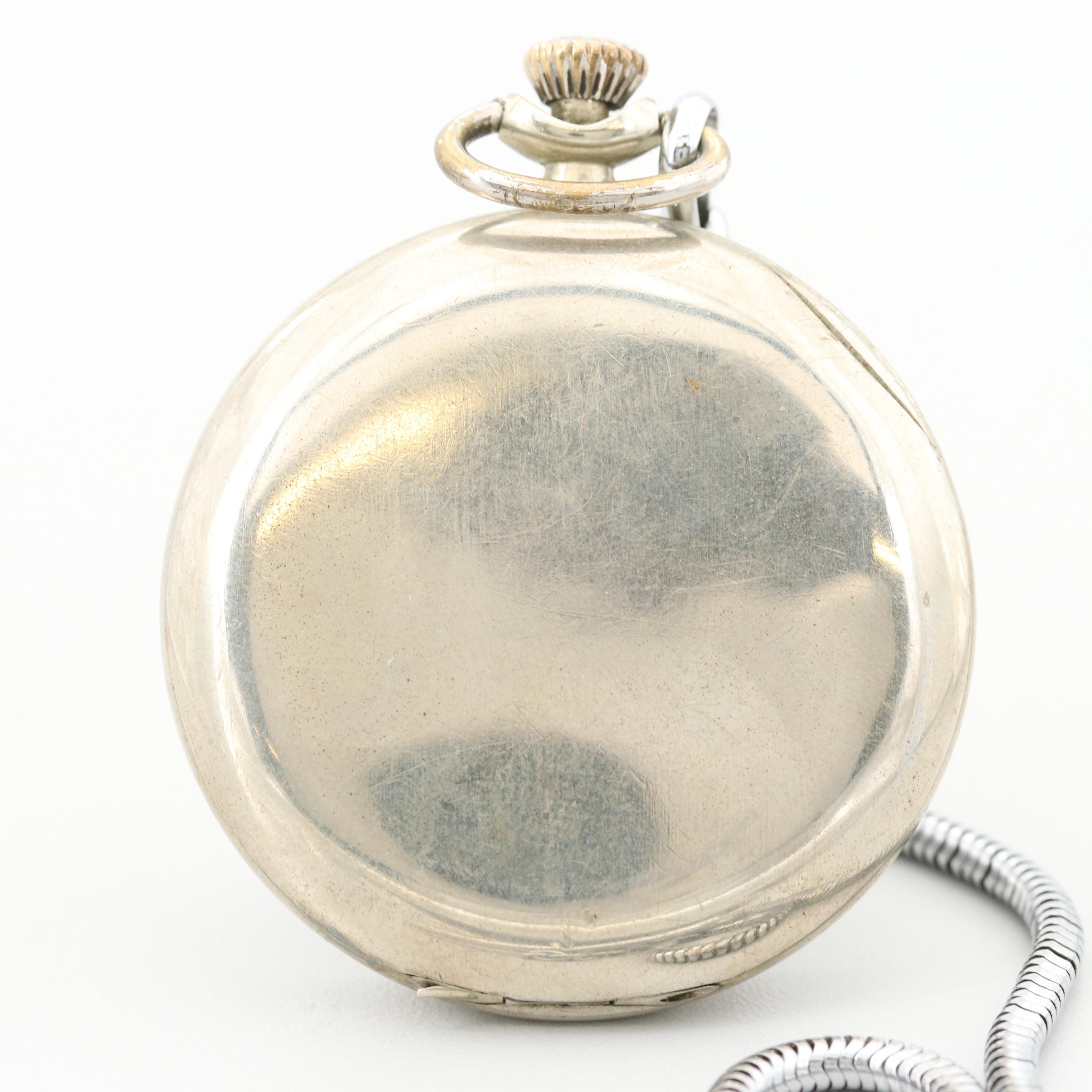 Vintage Zenith Open Face Pocket Watch