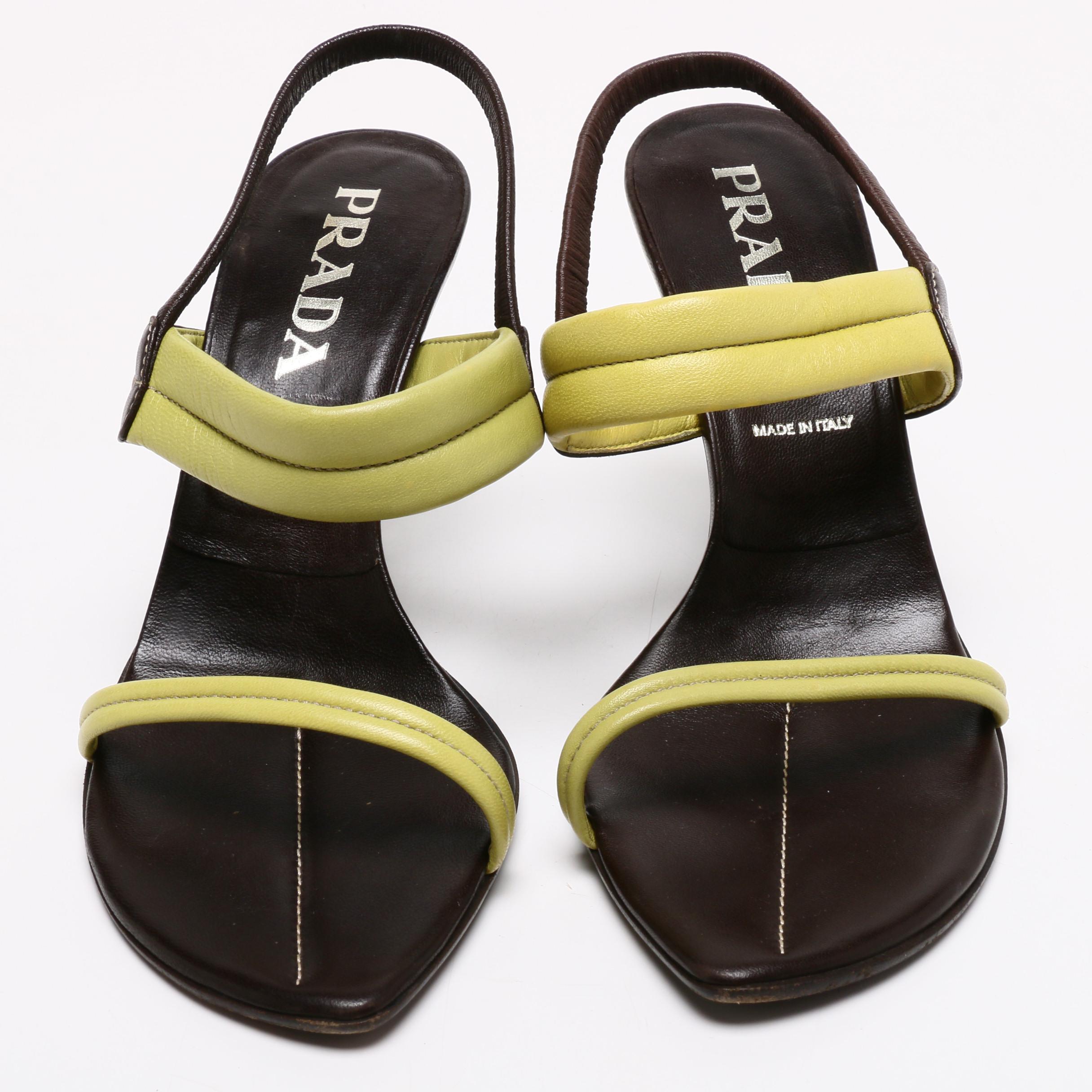Prada Leather Slingback Sandals with Chanel Patent Leather Mules