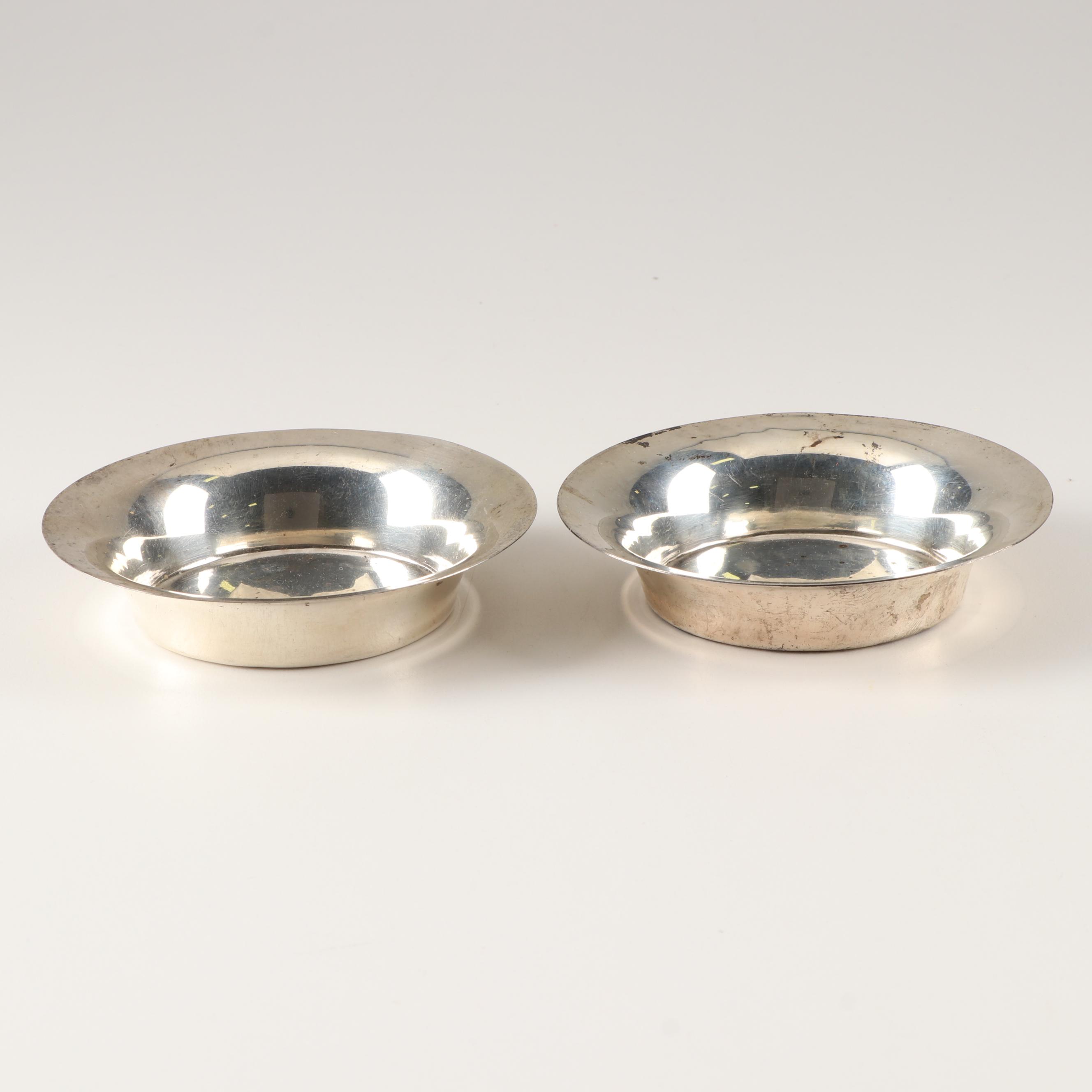 Mexican Sterling Nut Dishes