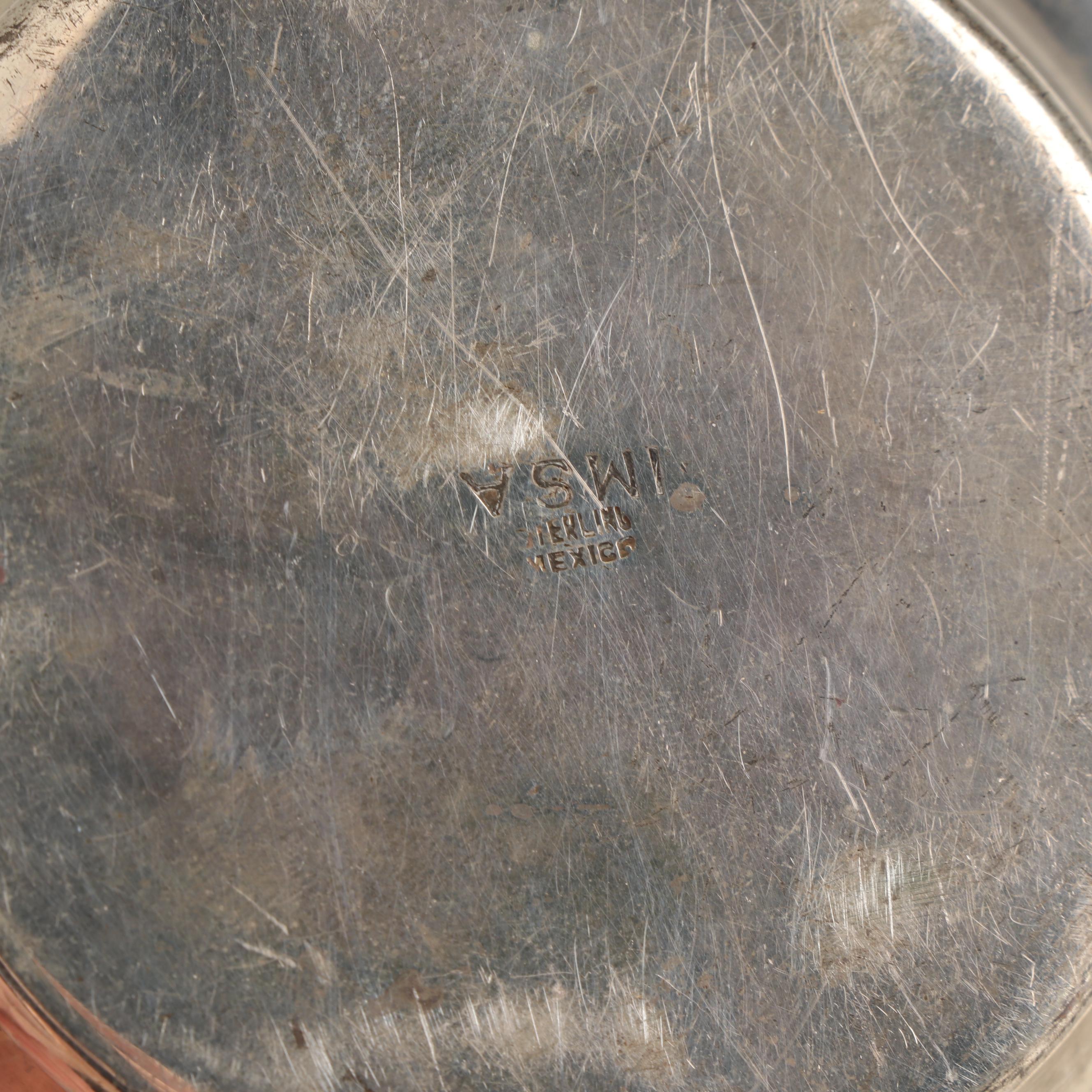 Mexican Sterling Nut Dishes