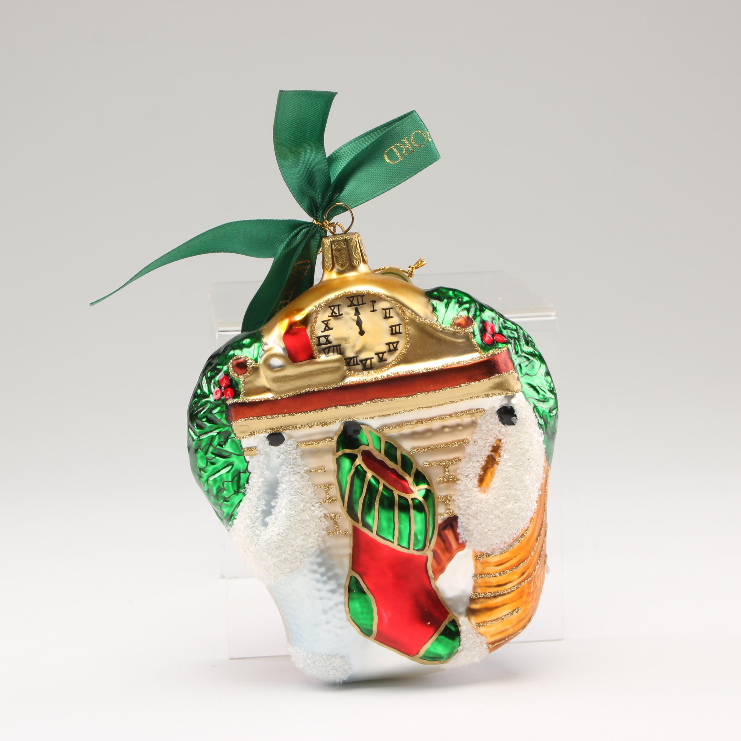 Waterford Holiday Heirlooms "Not A Creature Was Stirring" Ornament