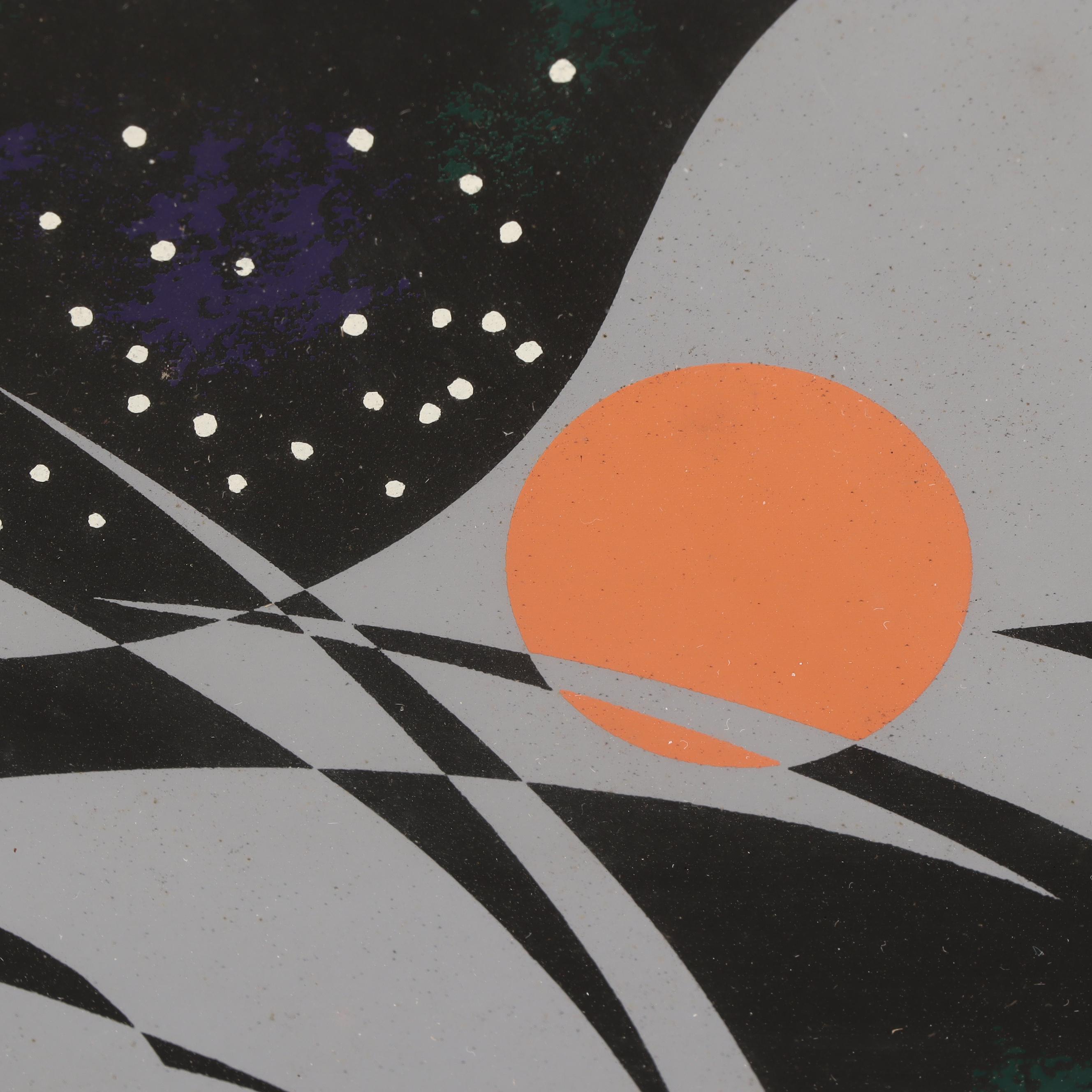 Charley Harper Ford Times Serigraph "Starling"