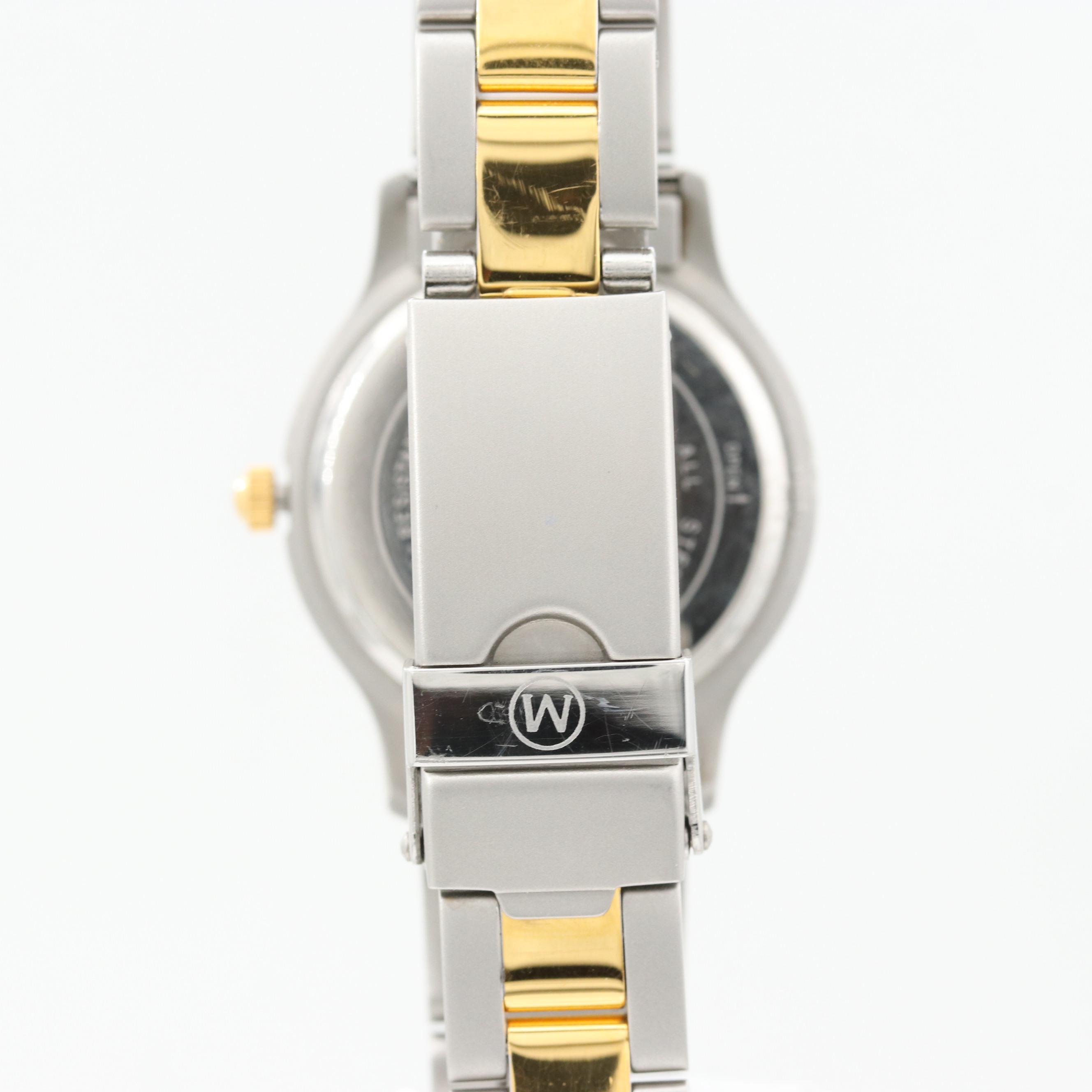 Movado Junior Sport Museum Two Tone Quartz Watch