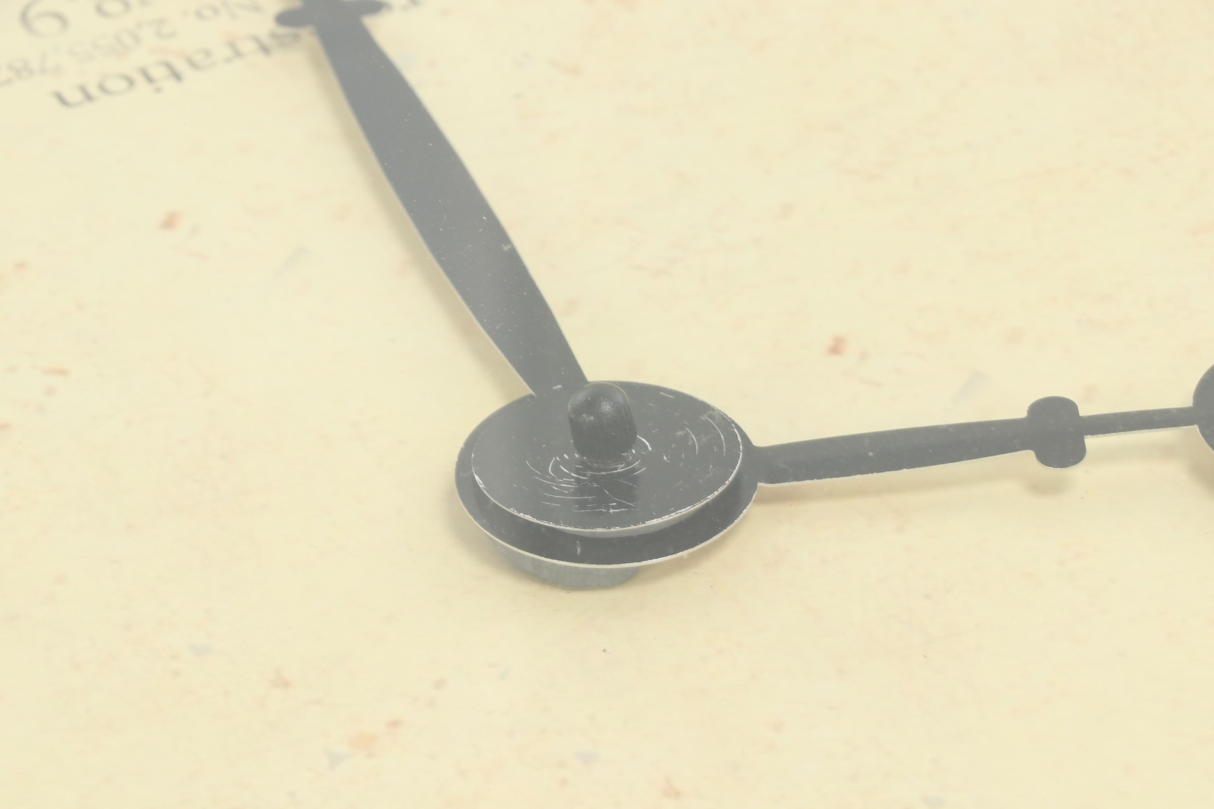 Sterling & Noble Faux Enamel Face Wall Clock