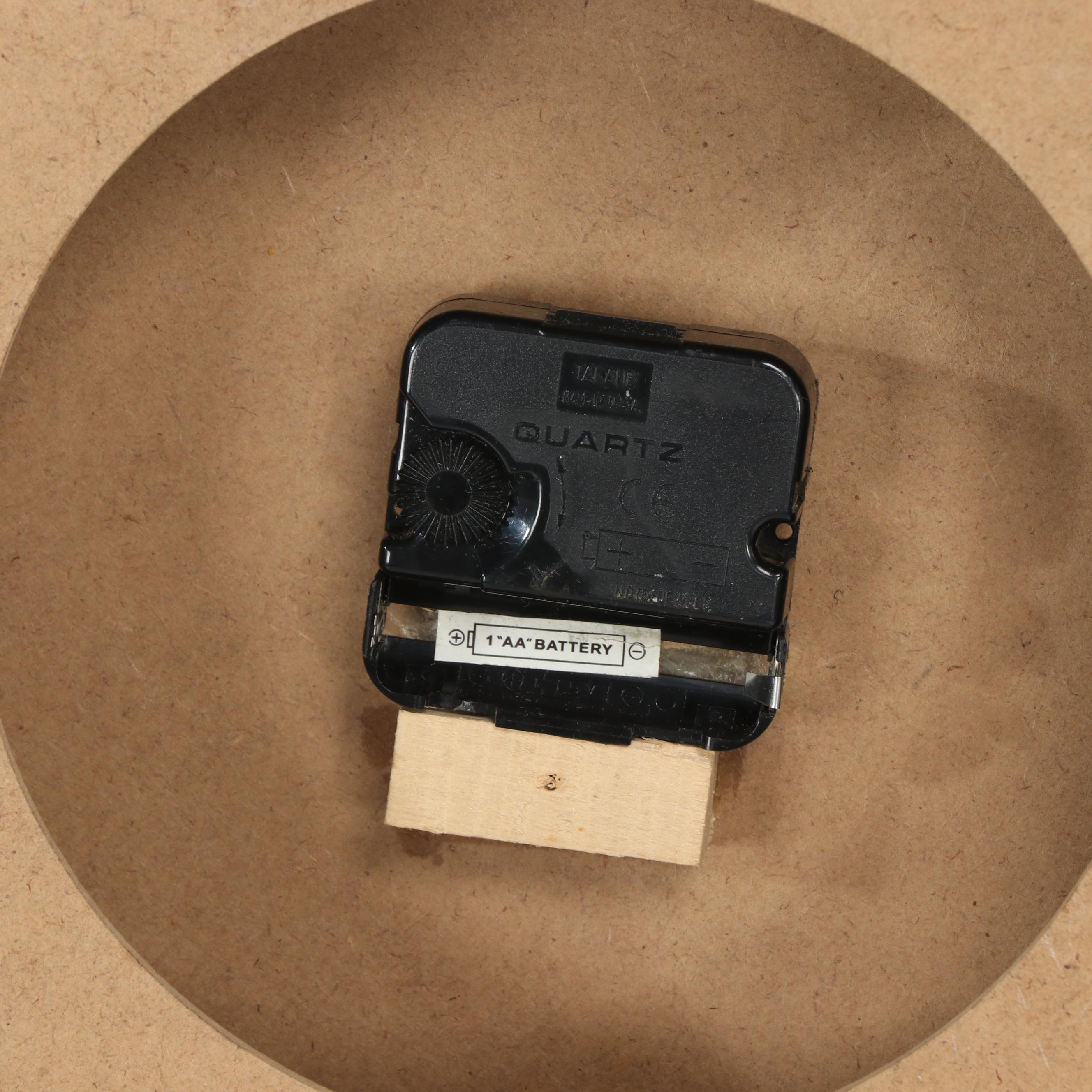 Sterling & Noble Faux Enamel Face Wall Clock