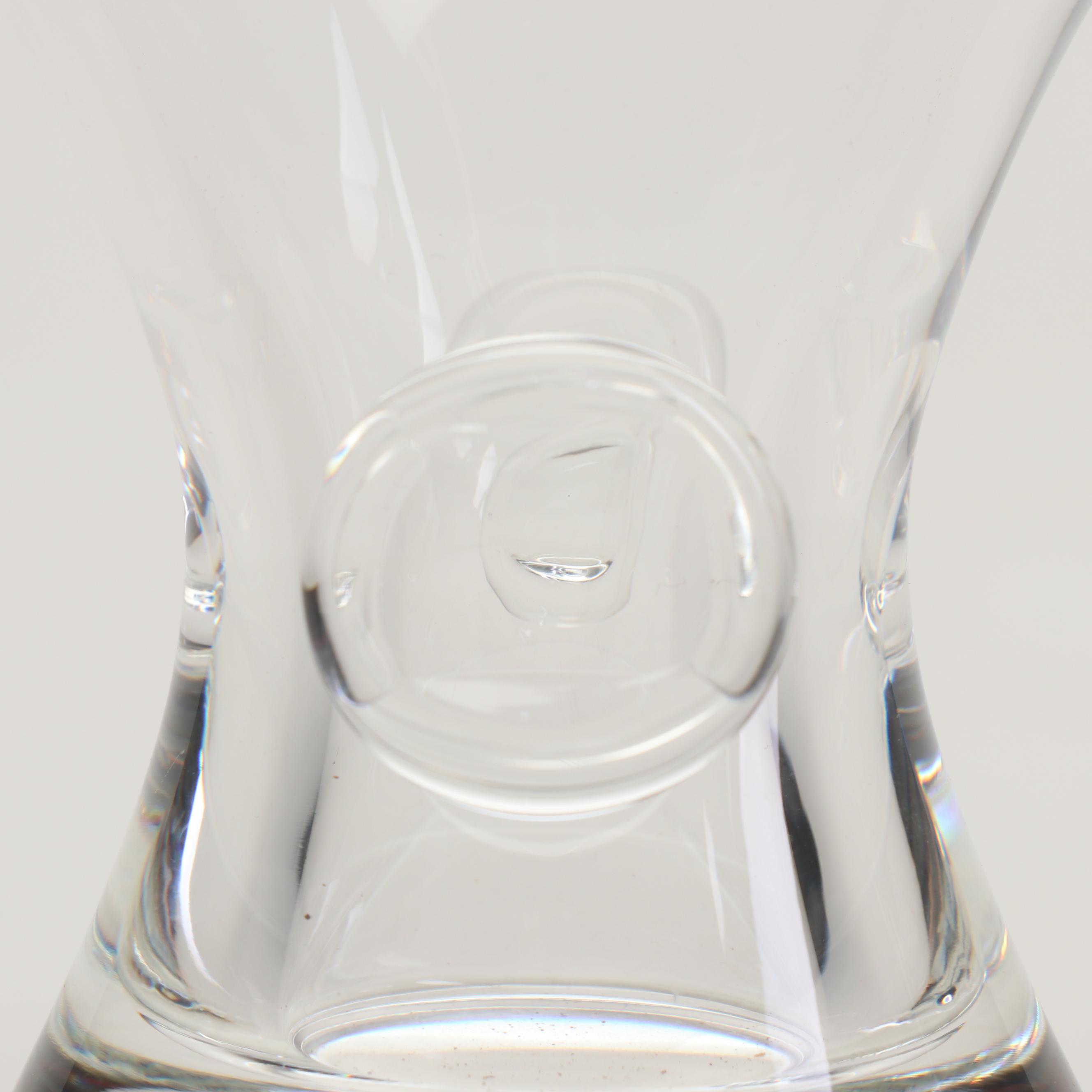 Steuben Art Glass Bouquet Vase Designed by George Thompson