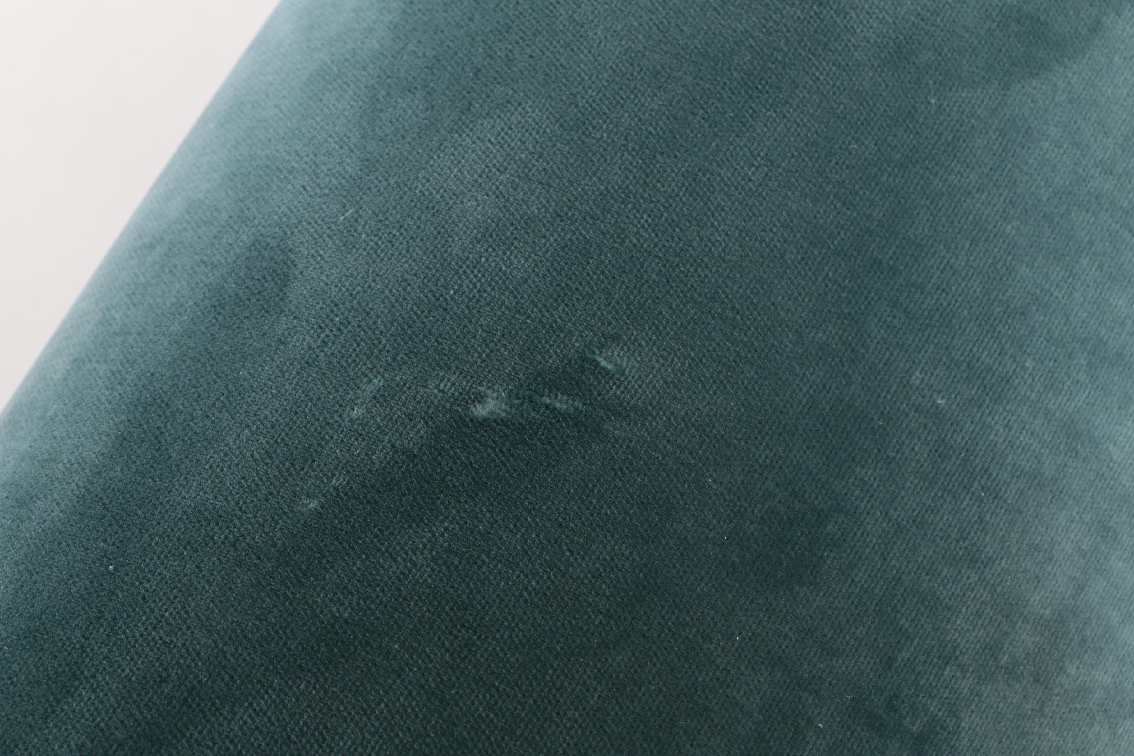 Rachel Ashwell, "Shabby Chic Couture" Teal Velvet "Duchess" Armchair