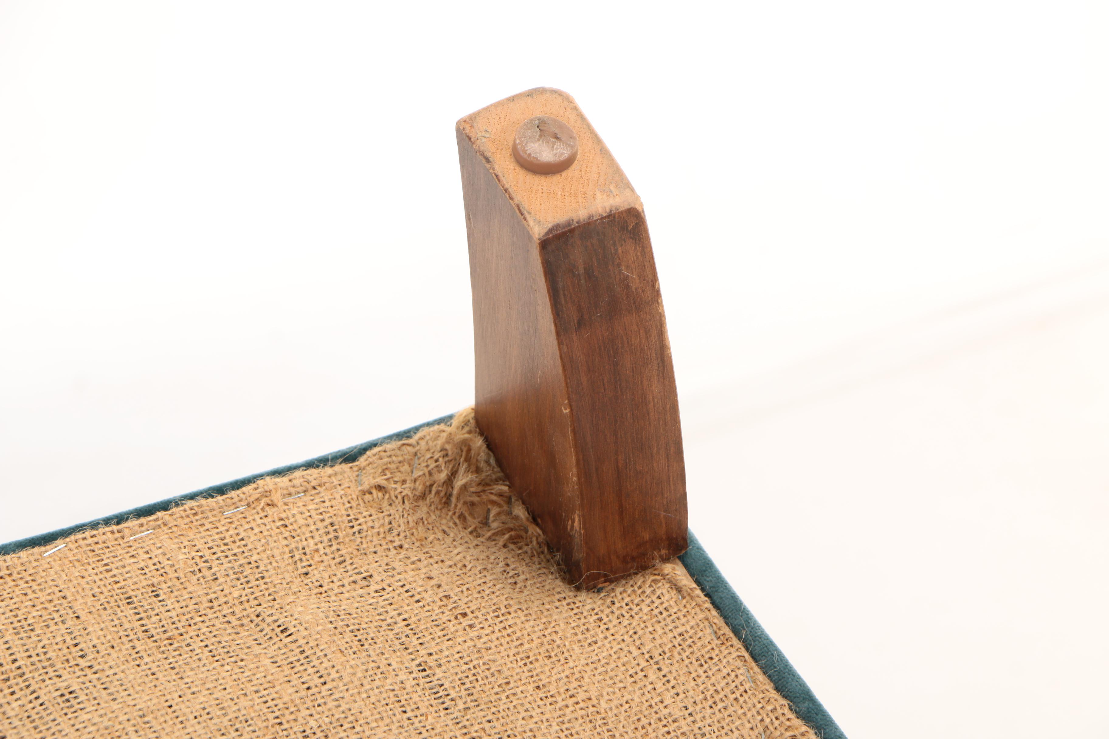 Rachel Ashwell, "Shabby Chic Couture" Teal Velvet "Duchess" Armchair