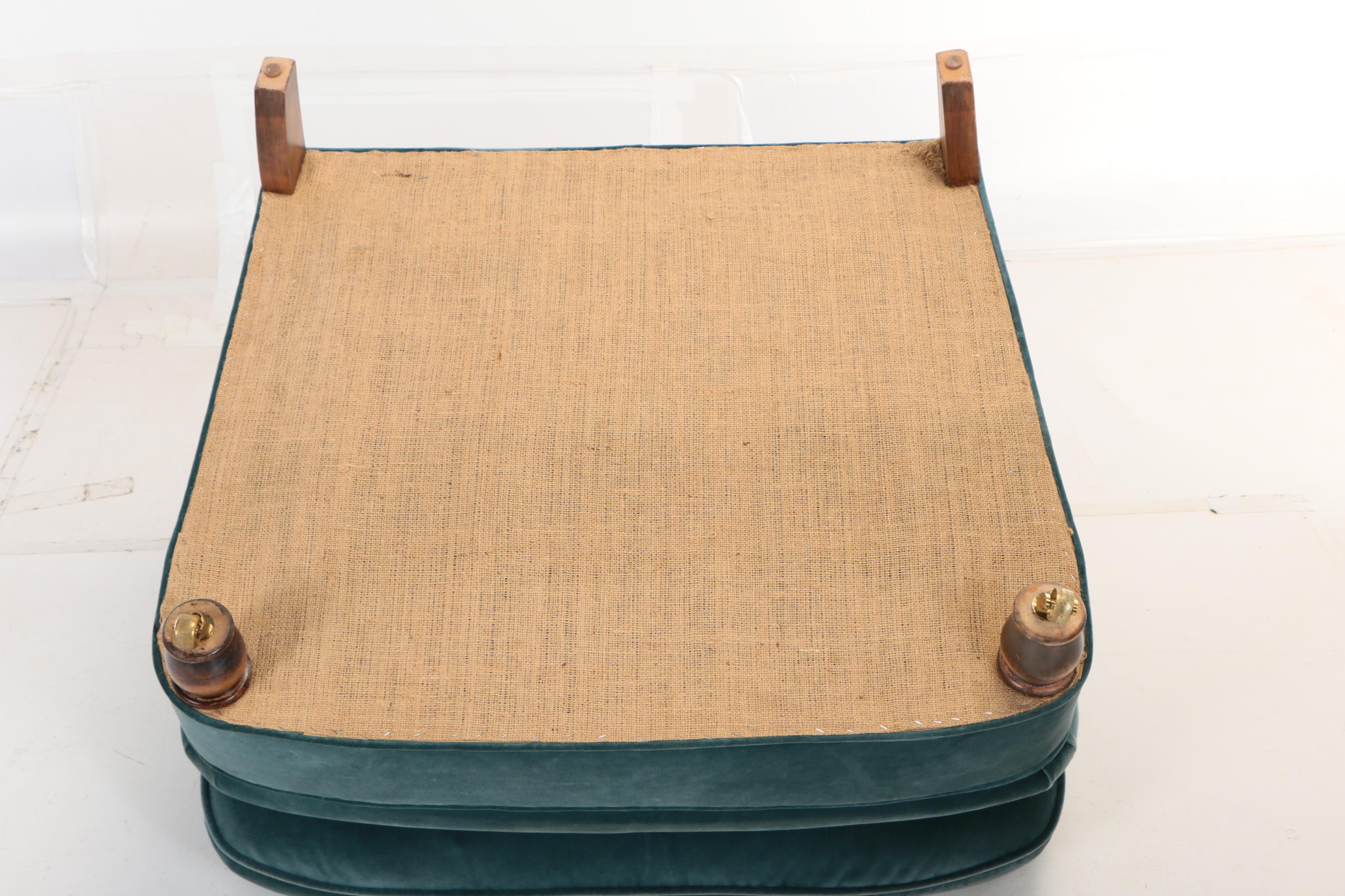 Rachel Ashwell, "Shabby Chic Couture" Teal Velvet "Duchess" Armchair