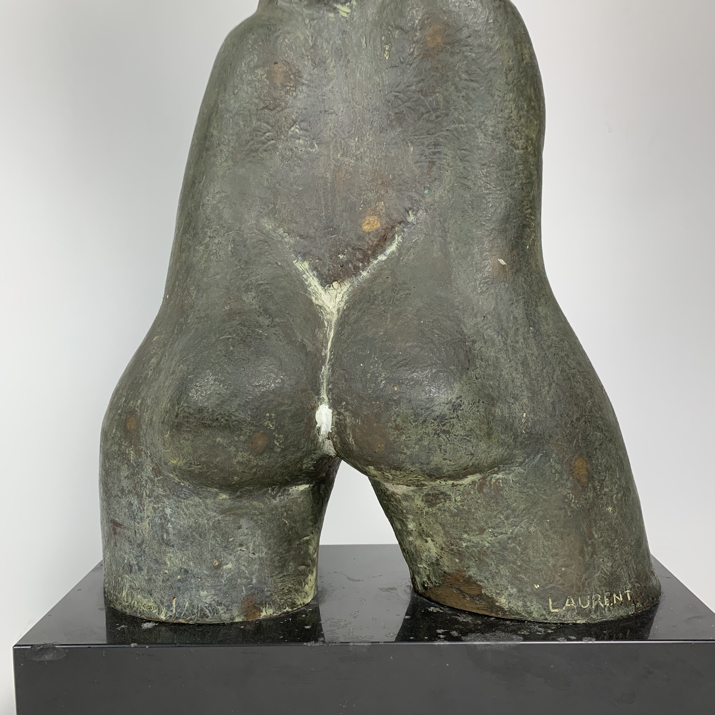 Robert Laurent Bronze Sculpture "Golden Girl (a Female Torso)"