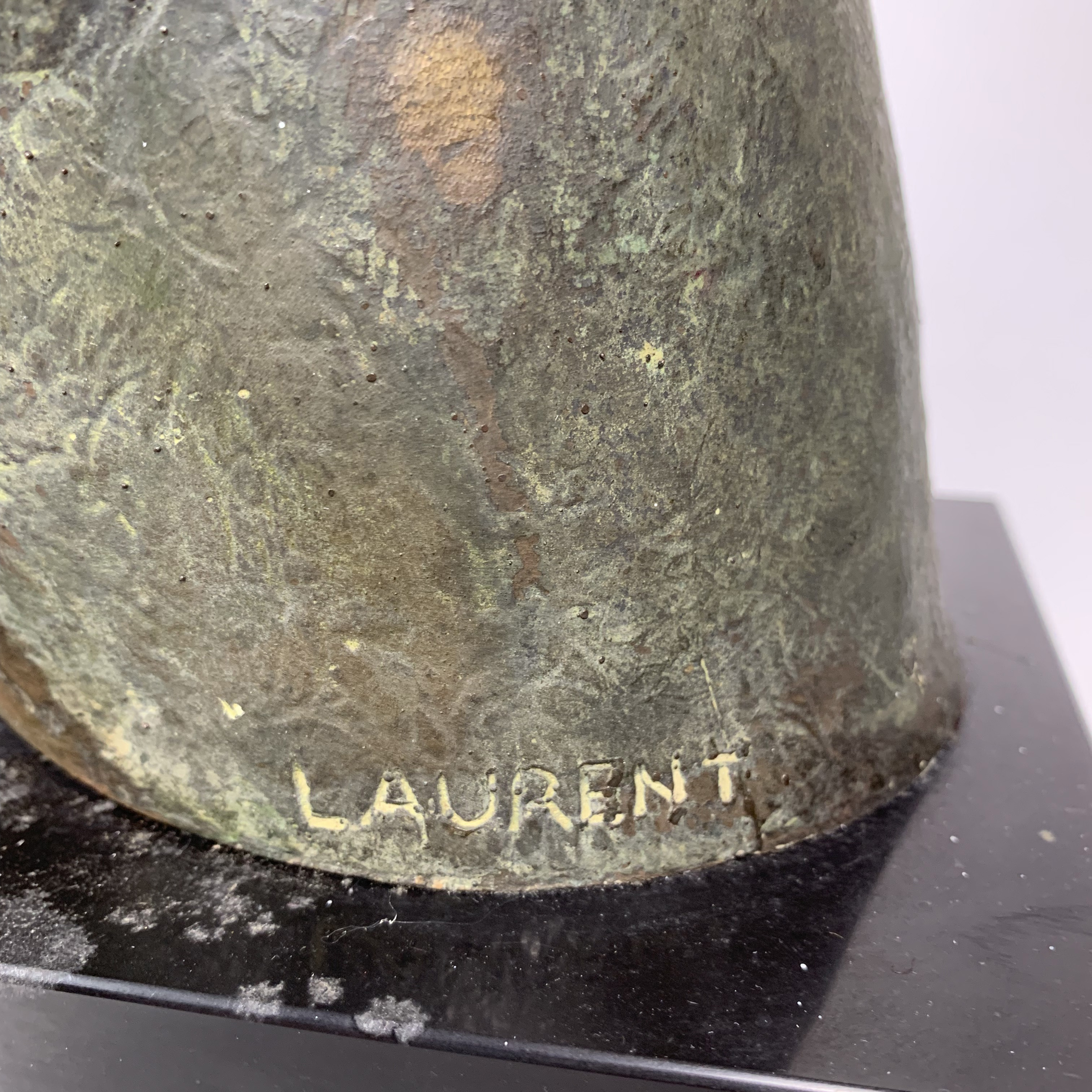 Robert Laurent Bronze Sculpture "Golden Girl (a Female Torso)"