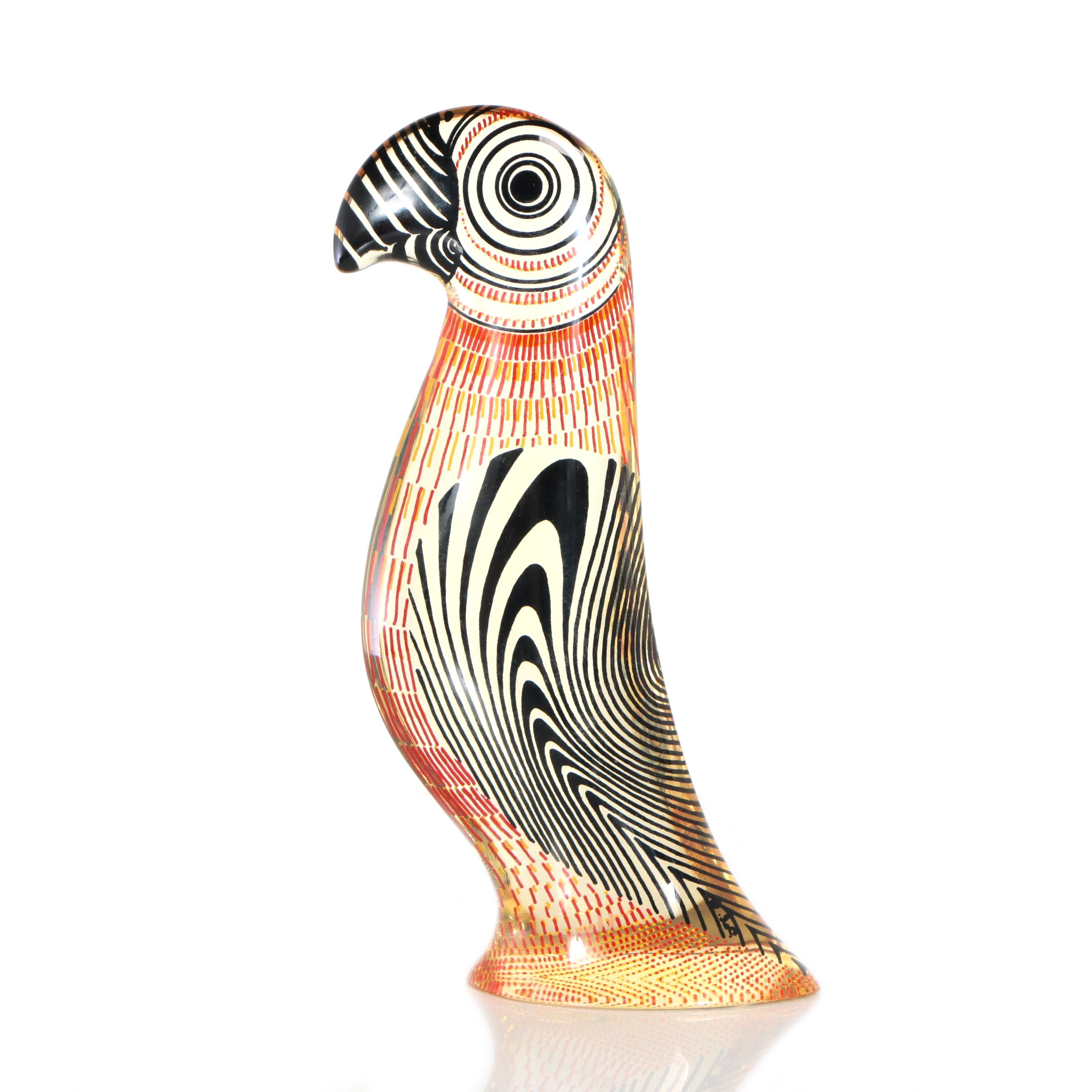 Abraham Palatnik Mid Century Lucite Parrot