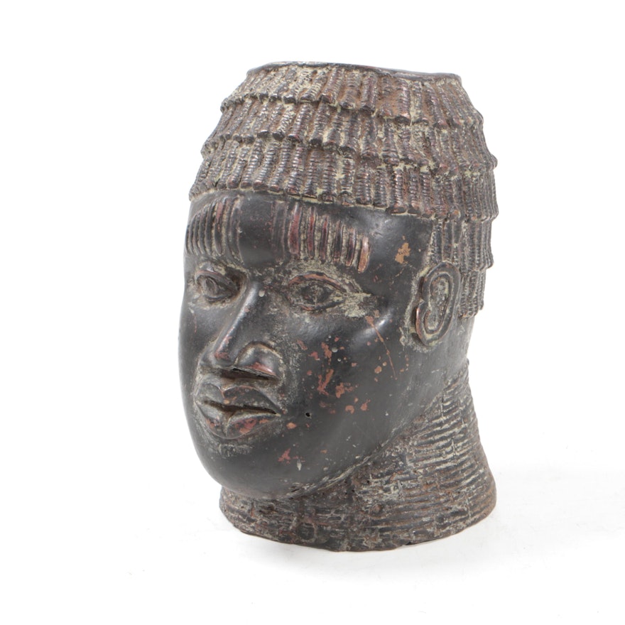 Benin Bronze Head