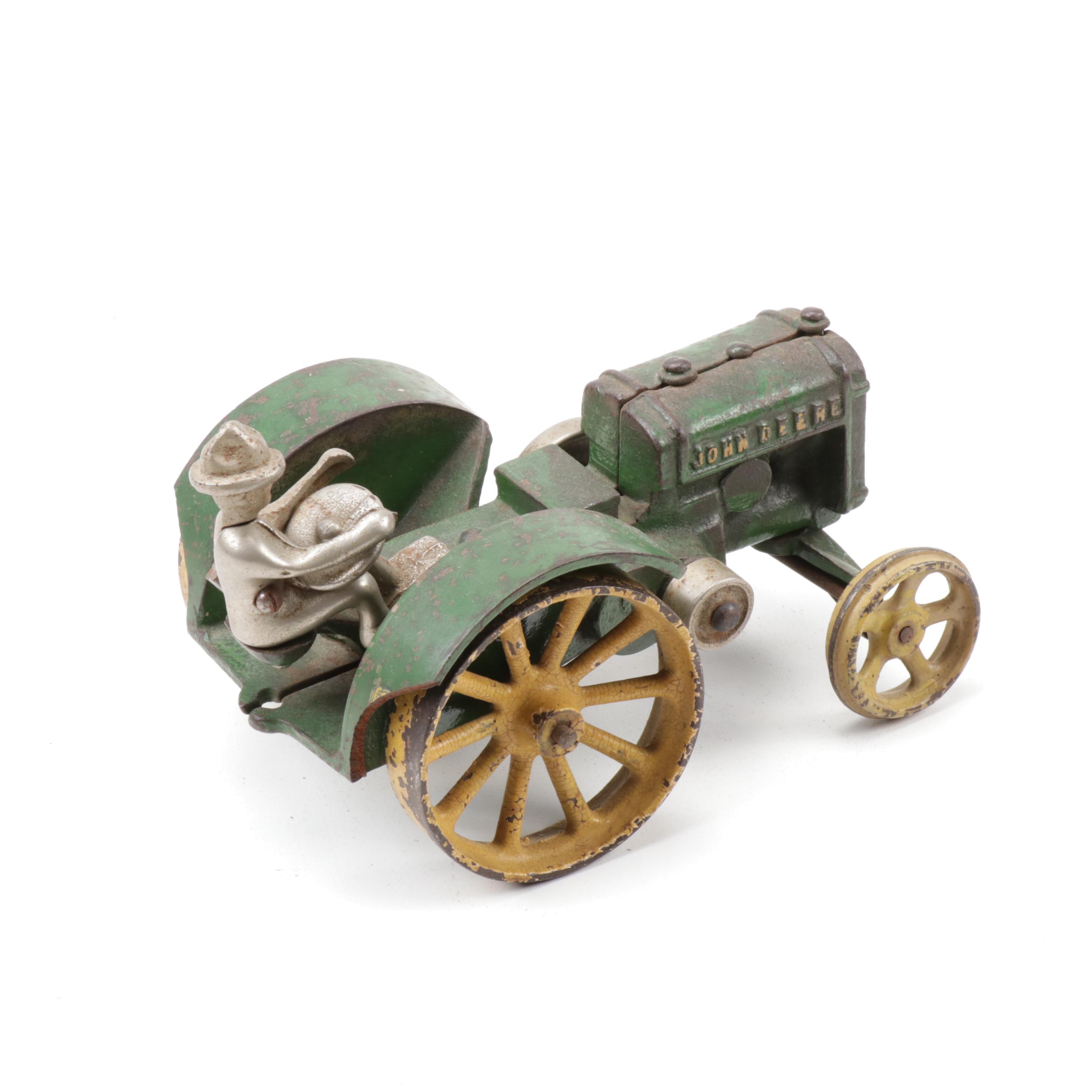 Vindex Toys John Deere Model D Cast Iron Tractor