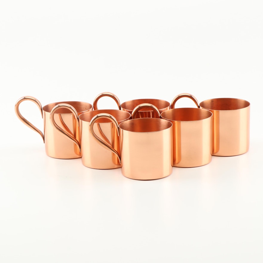 Cocktail Kingdom Copper Moscow Mule Mugs