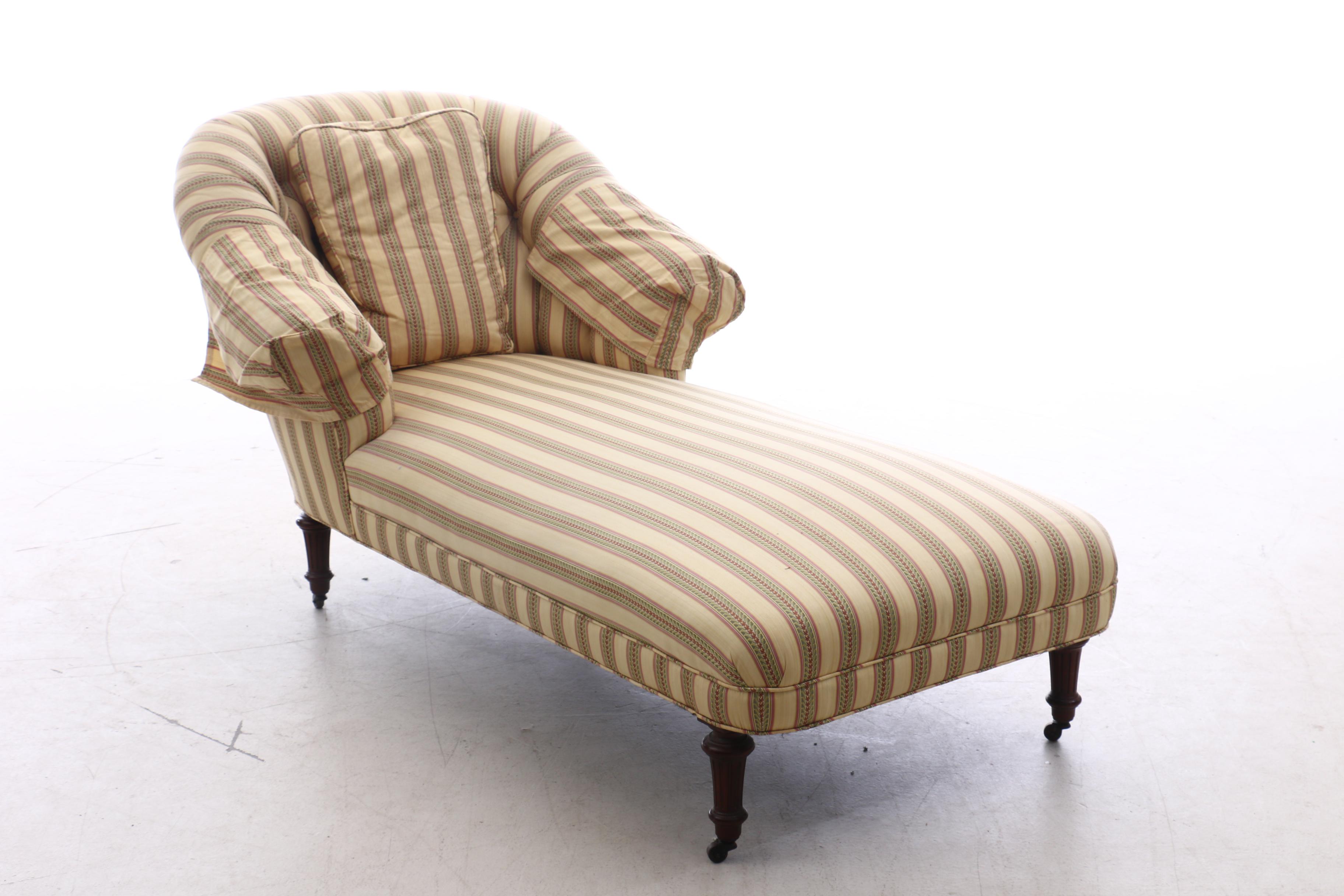 Antique Chaise Lounge Chair