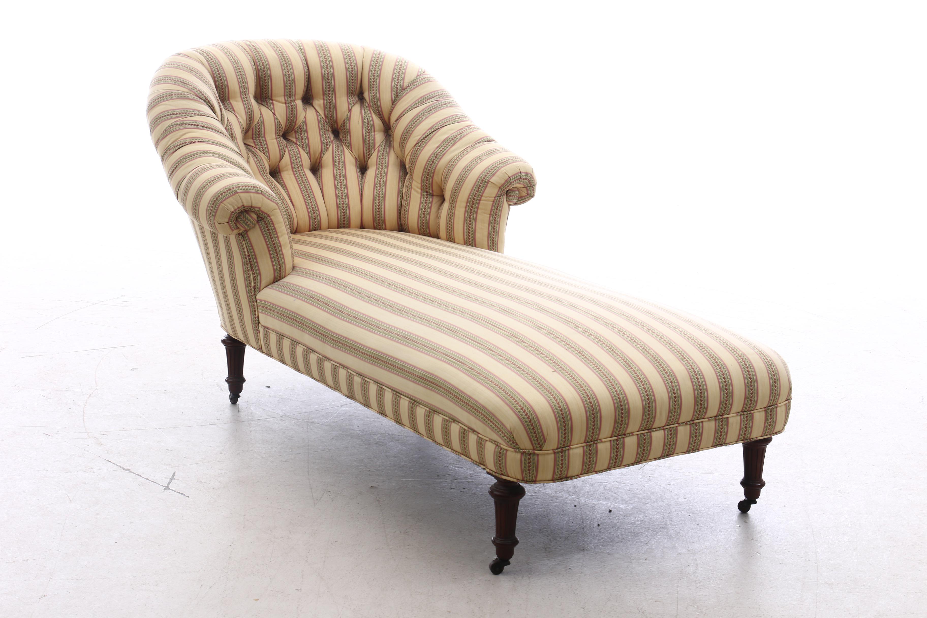 Antique Chaise Lounge Chair