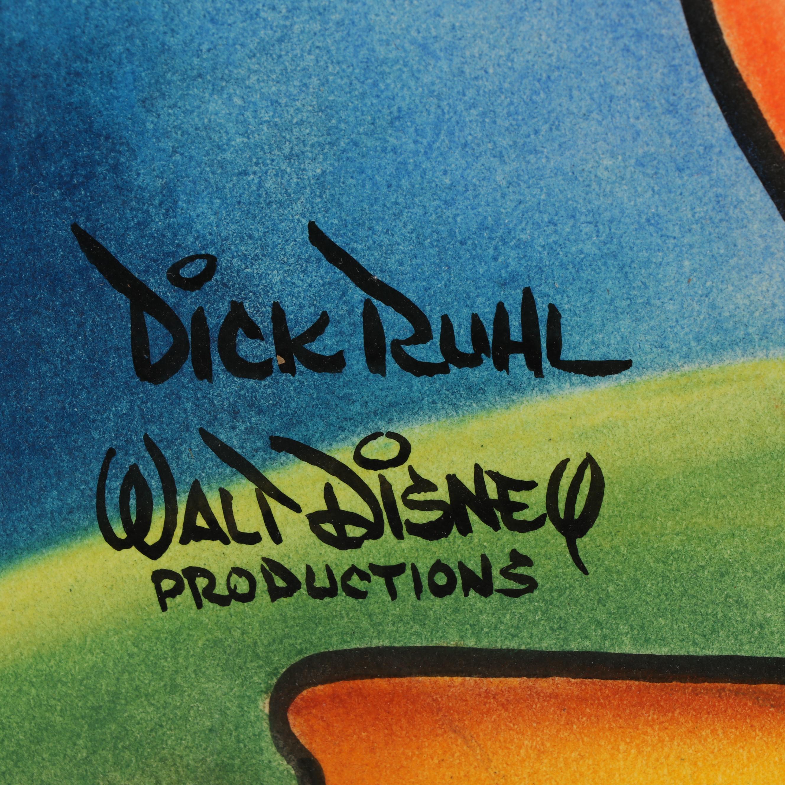 Dick Ruhl Acrylic Painting of Daisy Duck