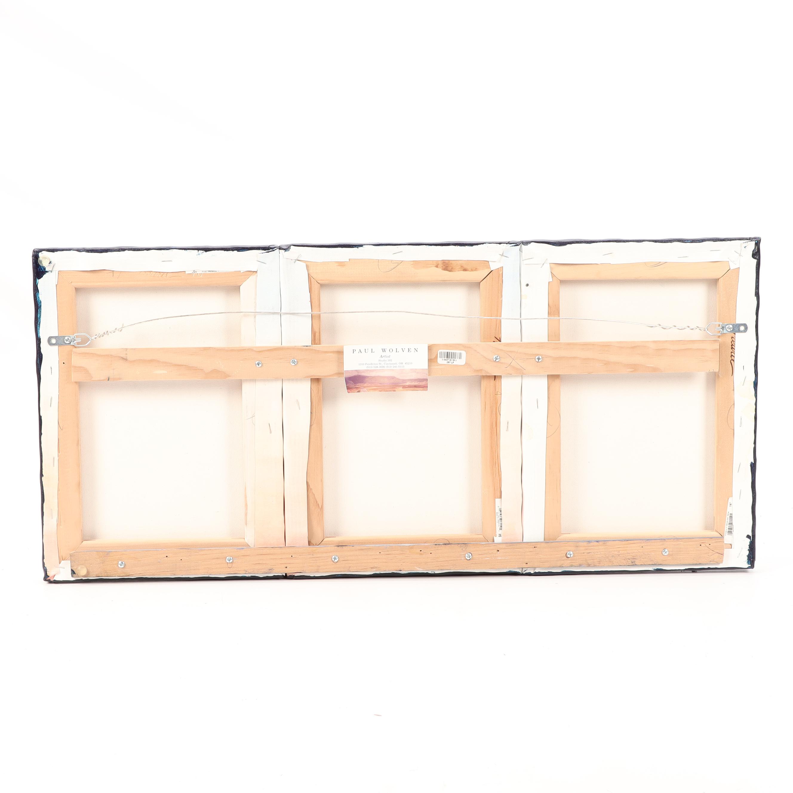 Paul Wolven Oil Painting of the John A. Roebling Suspension Bridge