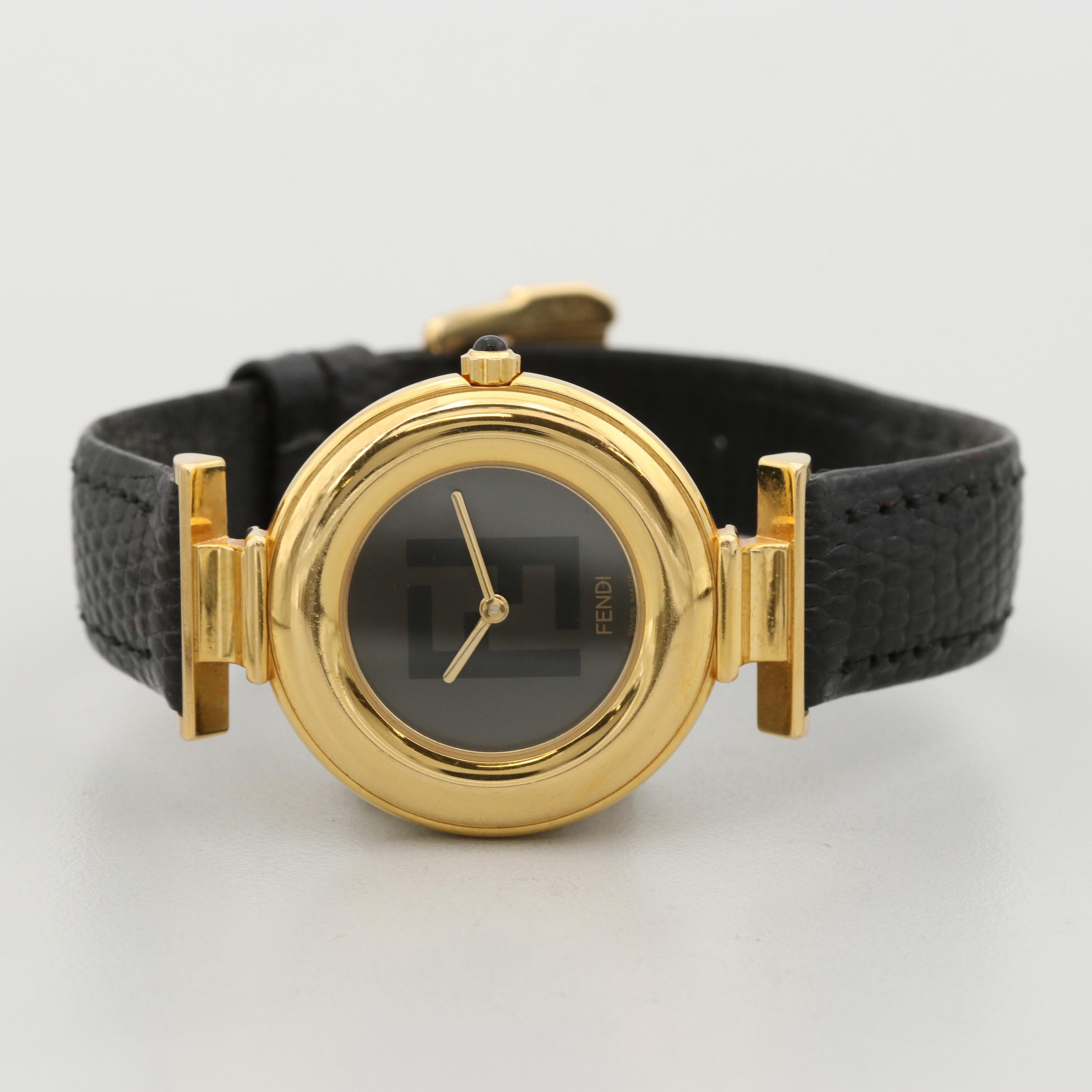 Vintage Fendi 320G Gold Tone Quartz Watch