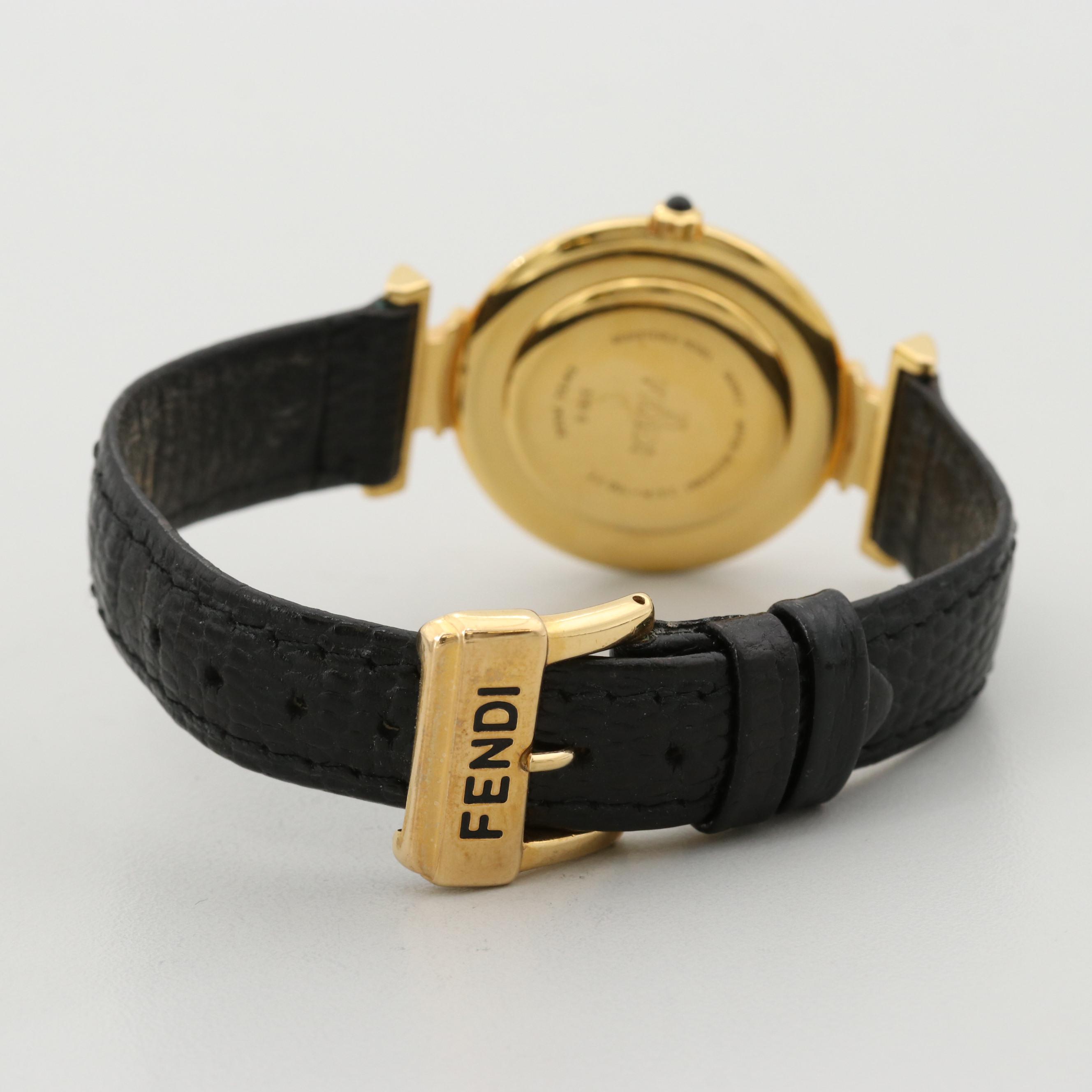 Vintage Fendi 320G Gold Tone Quartz Watch