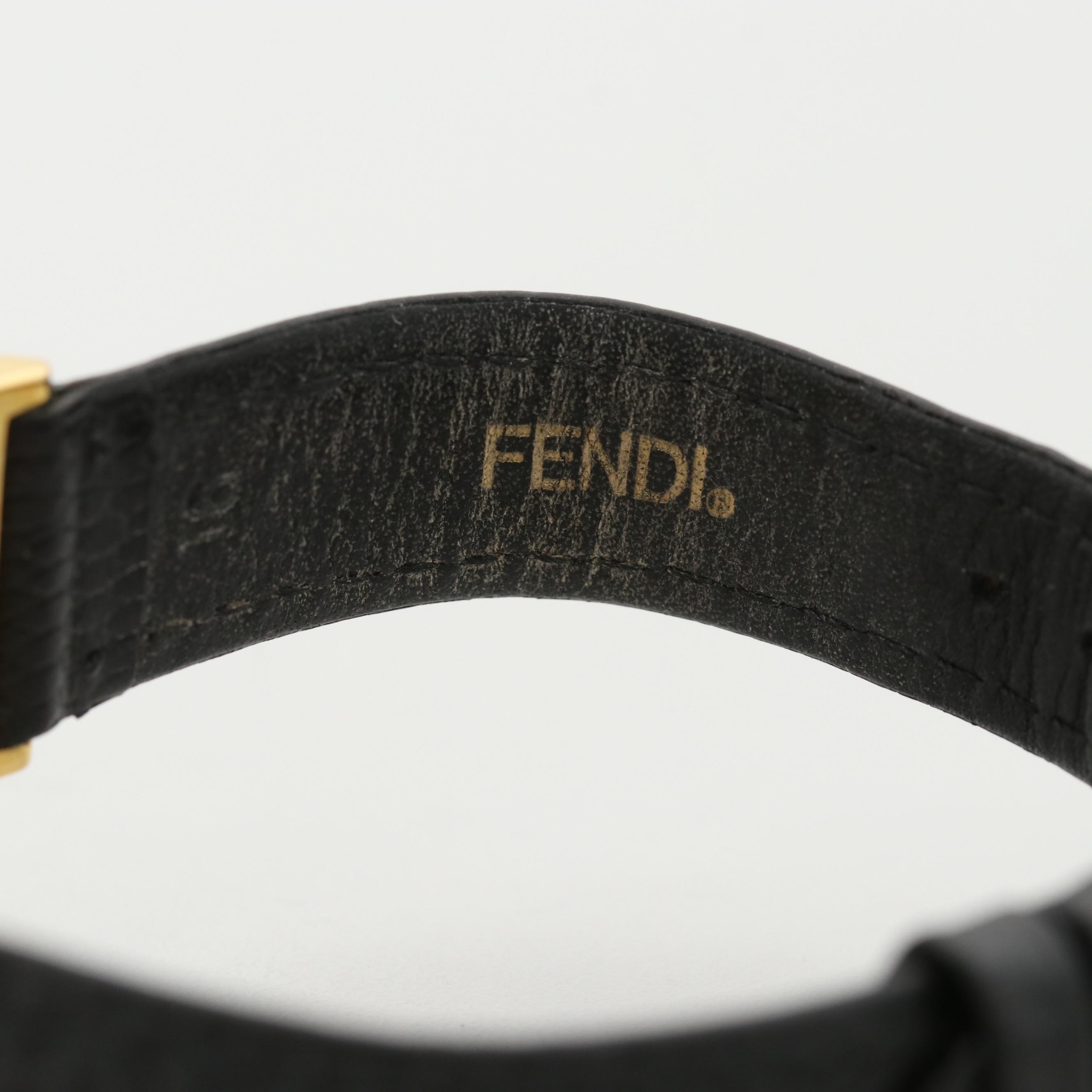 Vintage Fendi 320G Gold Tone Quartz Watch