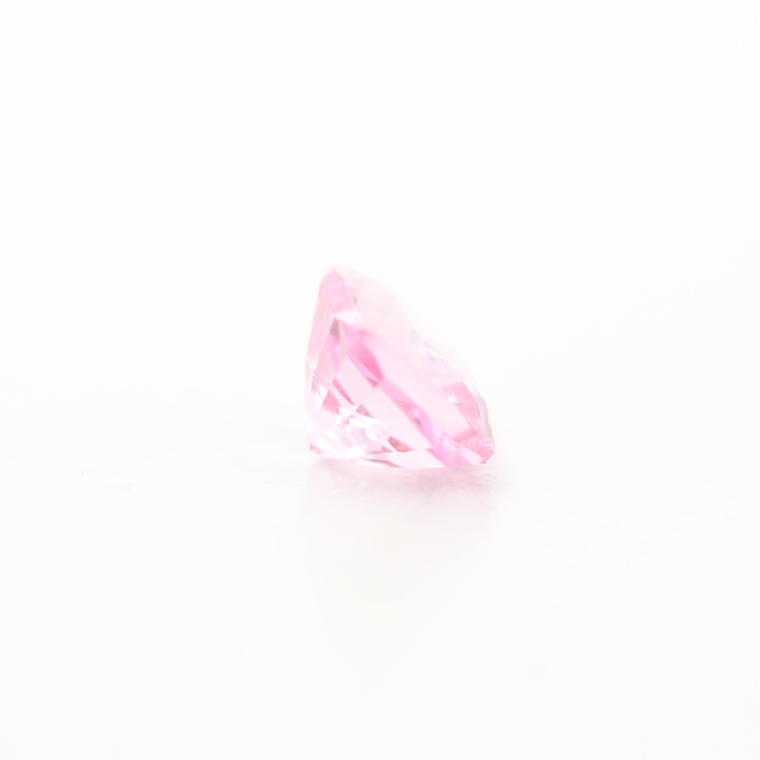 Loose 1.31 CT Pink Spinel Stone 6 mm x 6 mm
