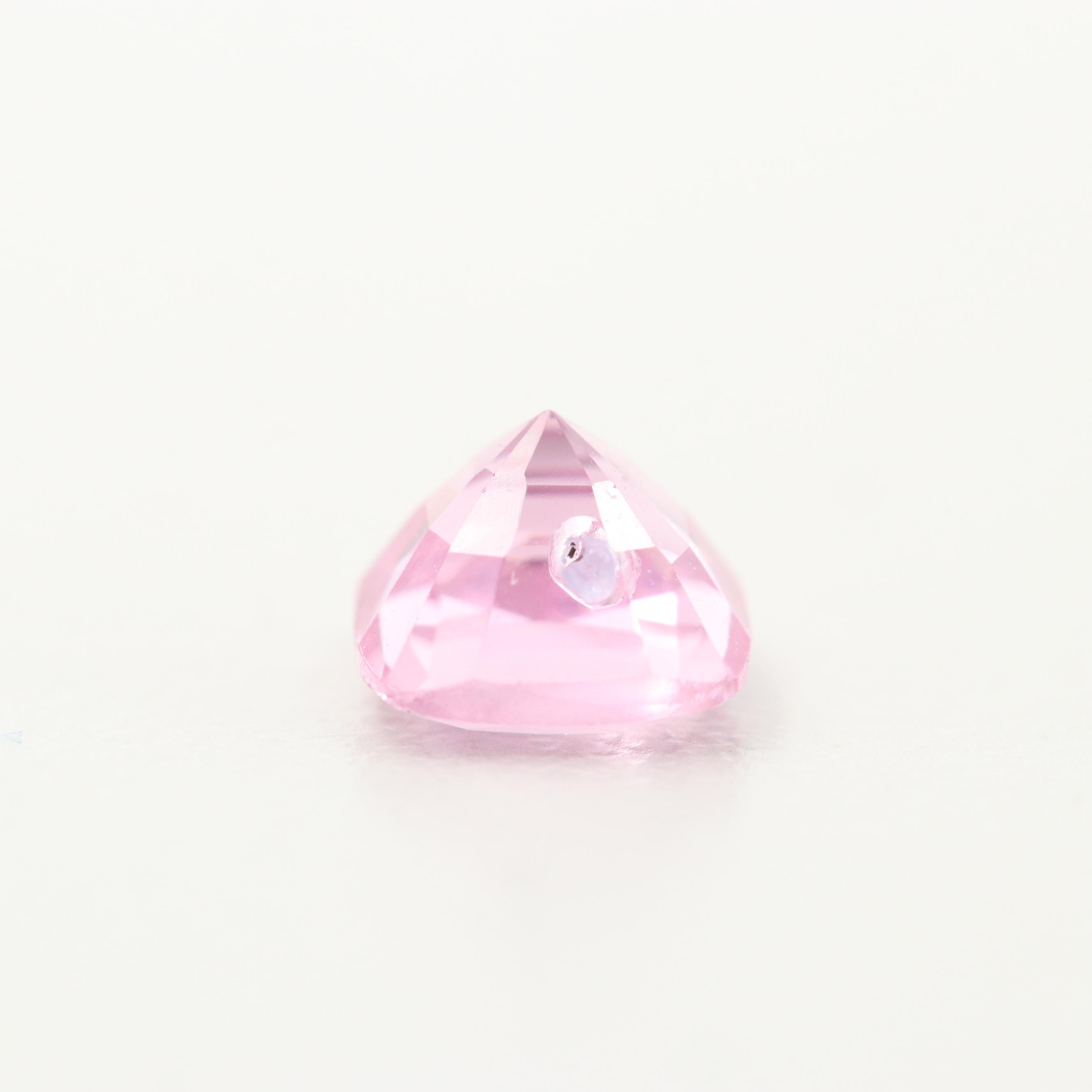 Loose 1.31 CT Pink Spinel Stone 6 mm x 6 mm