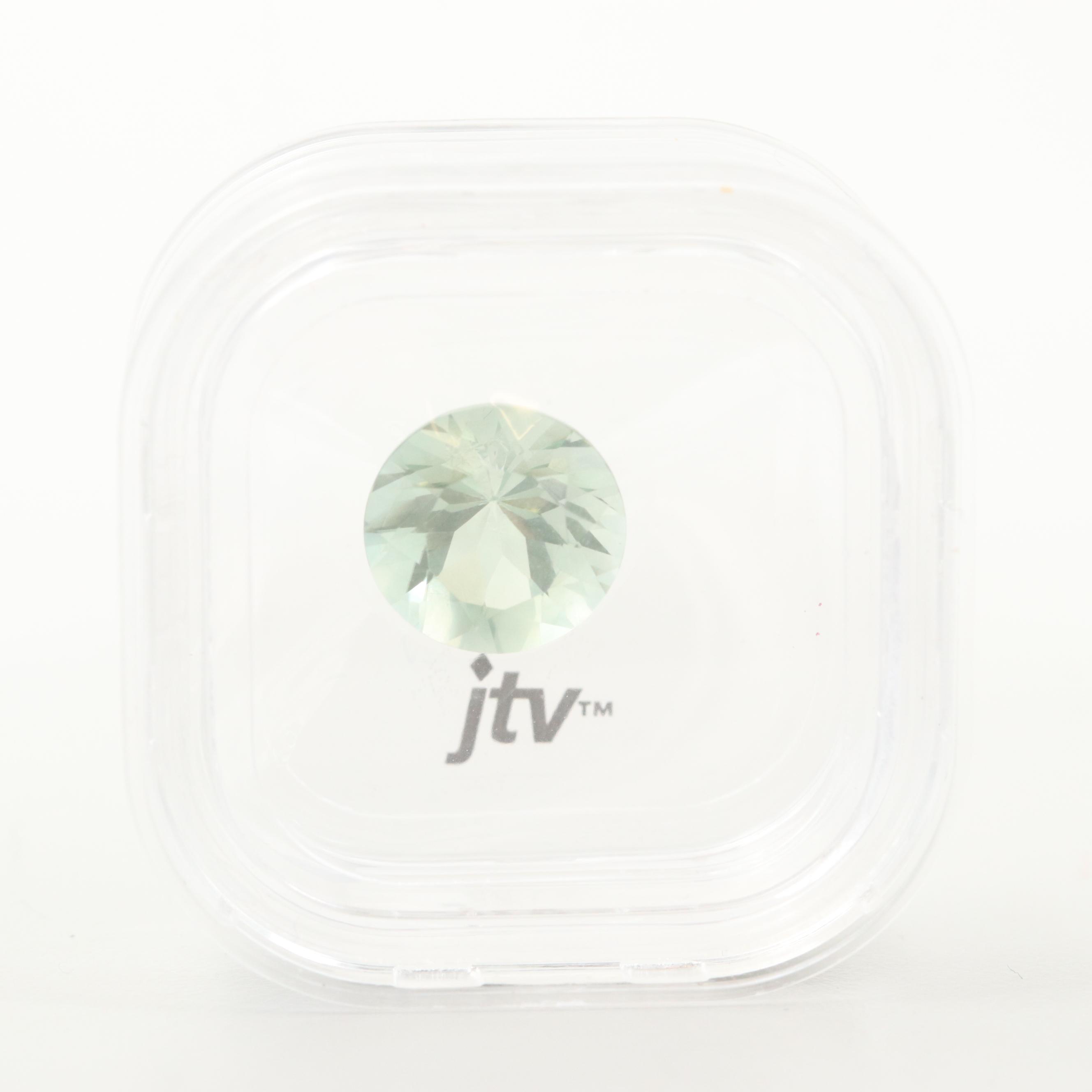 Loose 5.42 CT Prasiolite Stone 12 mm