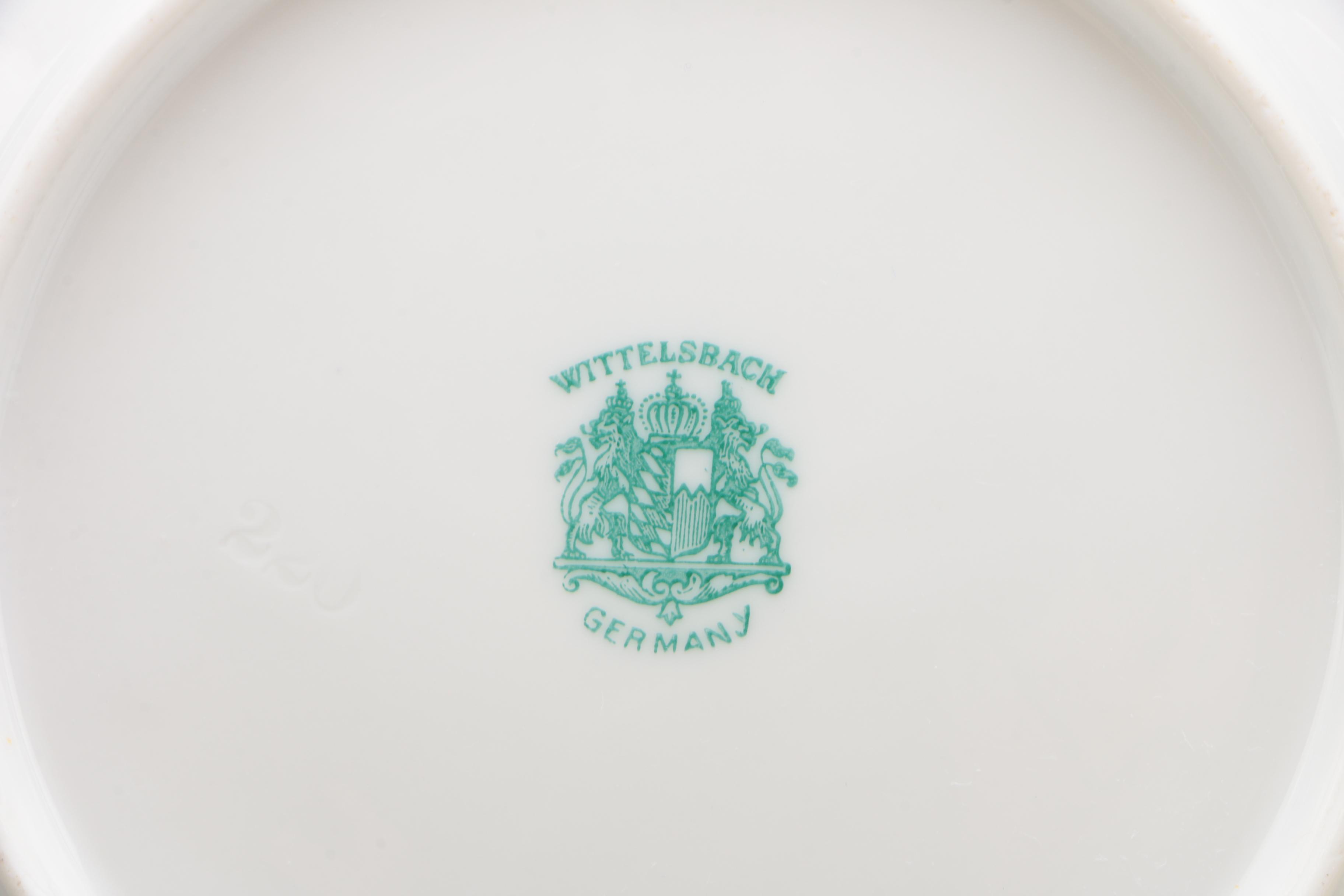 Haviland "Silver Anniversary" Dinnerware Pieces and other Continental Porcelain