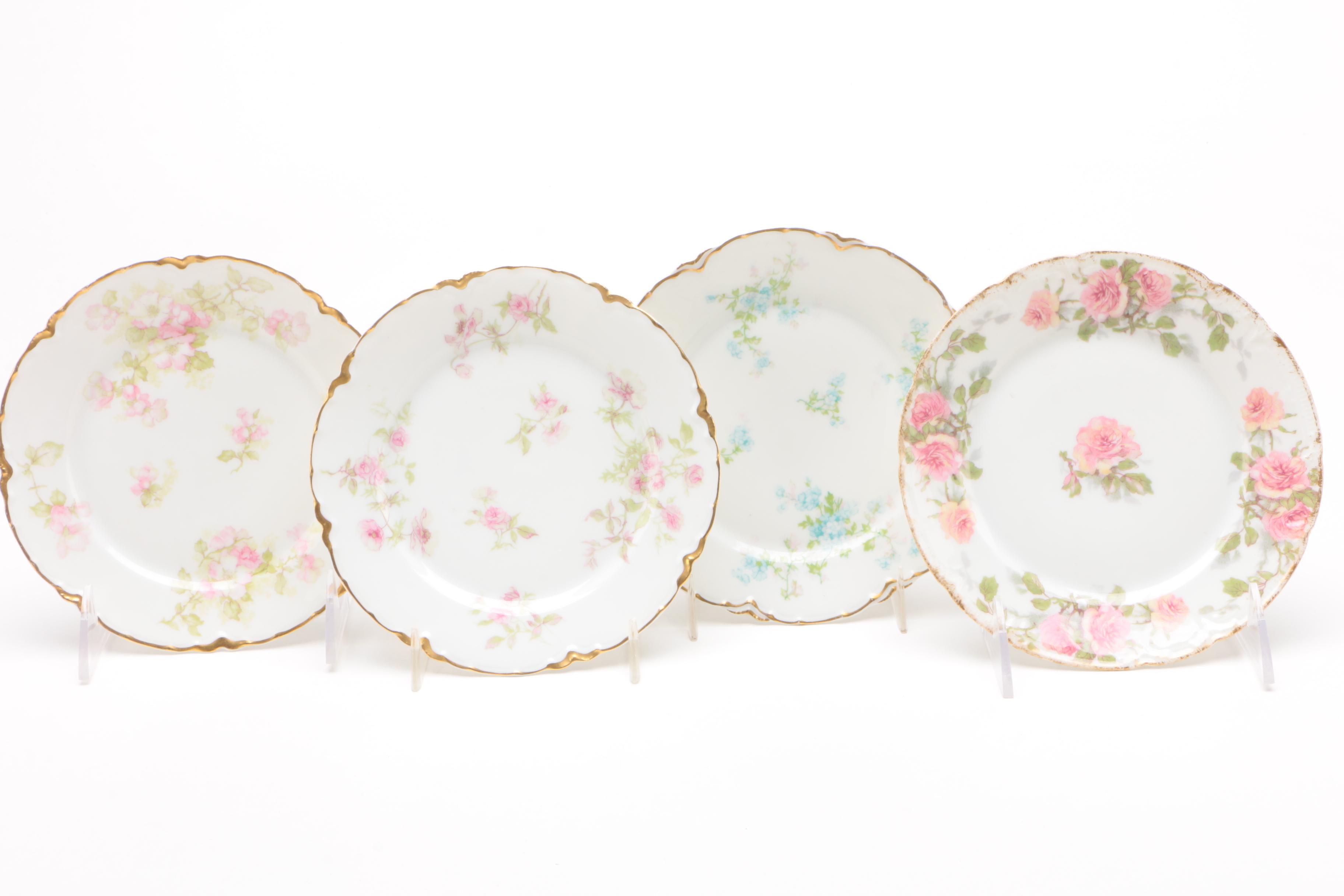 Haviland "Silver Anniversary" Dinnerware Pieces and other Continental Porcelain