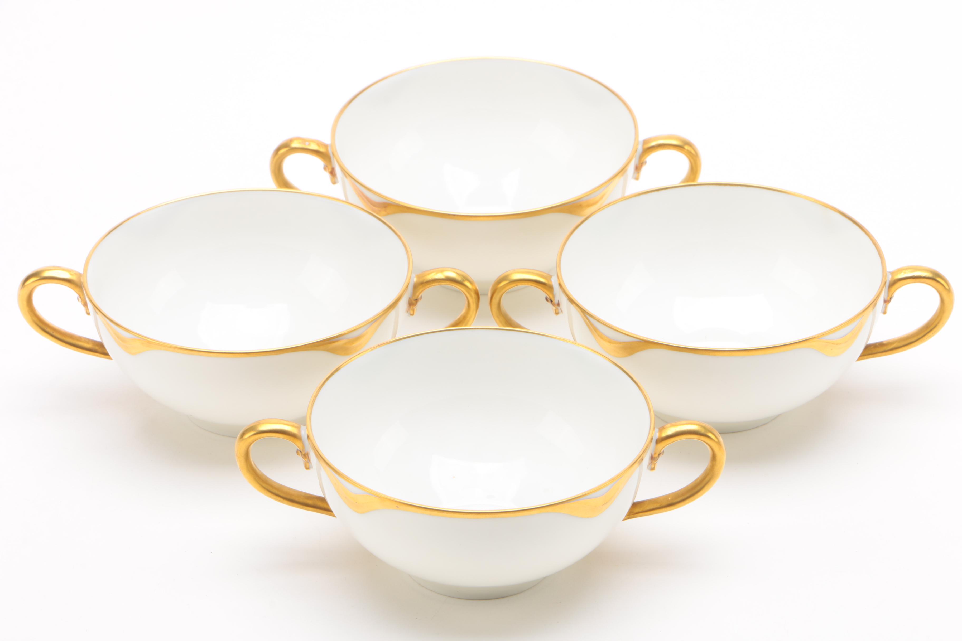 Haviland "Silver Anniversary" Dinnerware Pieces and other Continental Porcelain