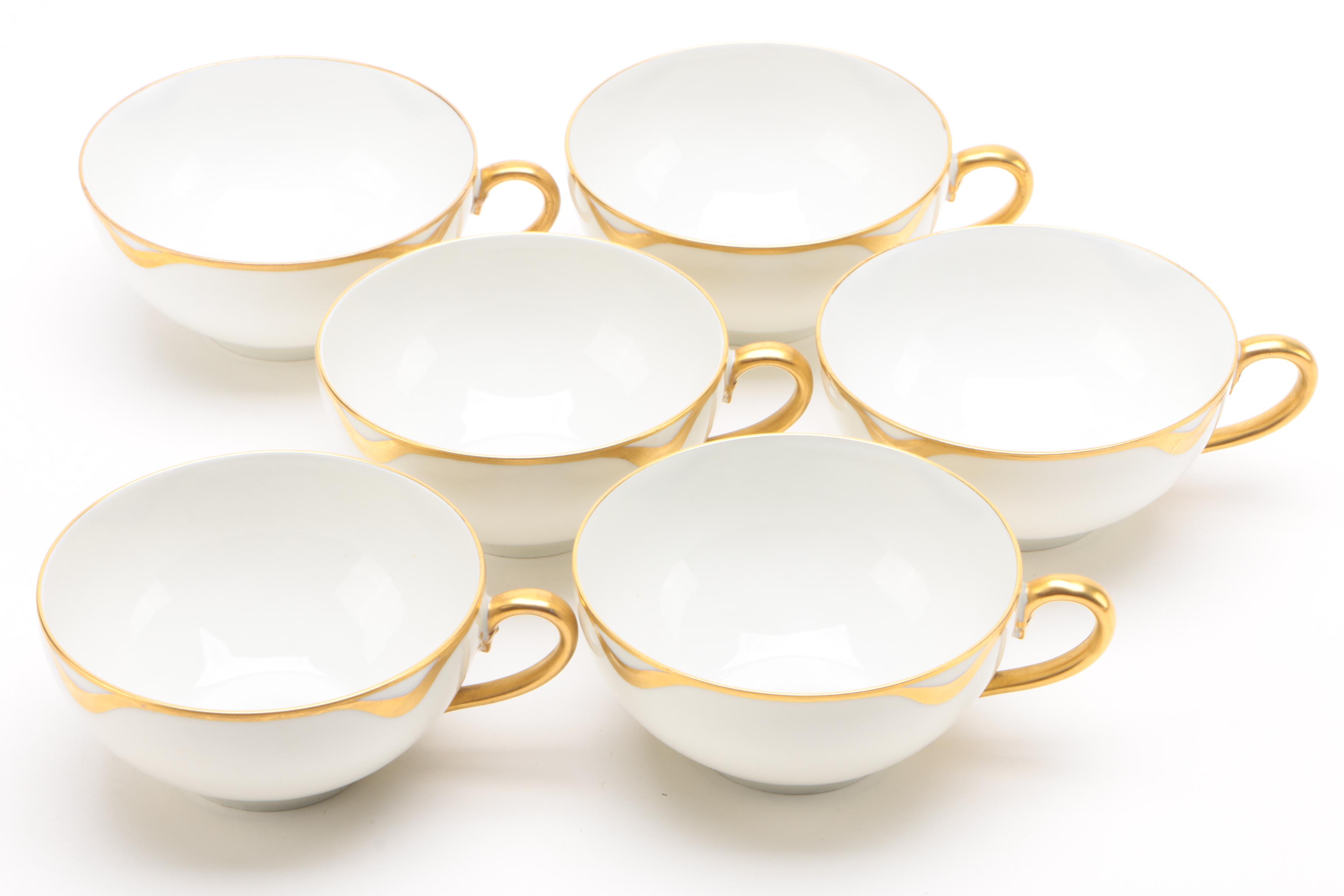 Haviland "Silver Anniversary" Dinnerware Pieces and other Continental Porcelain