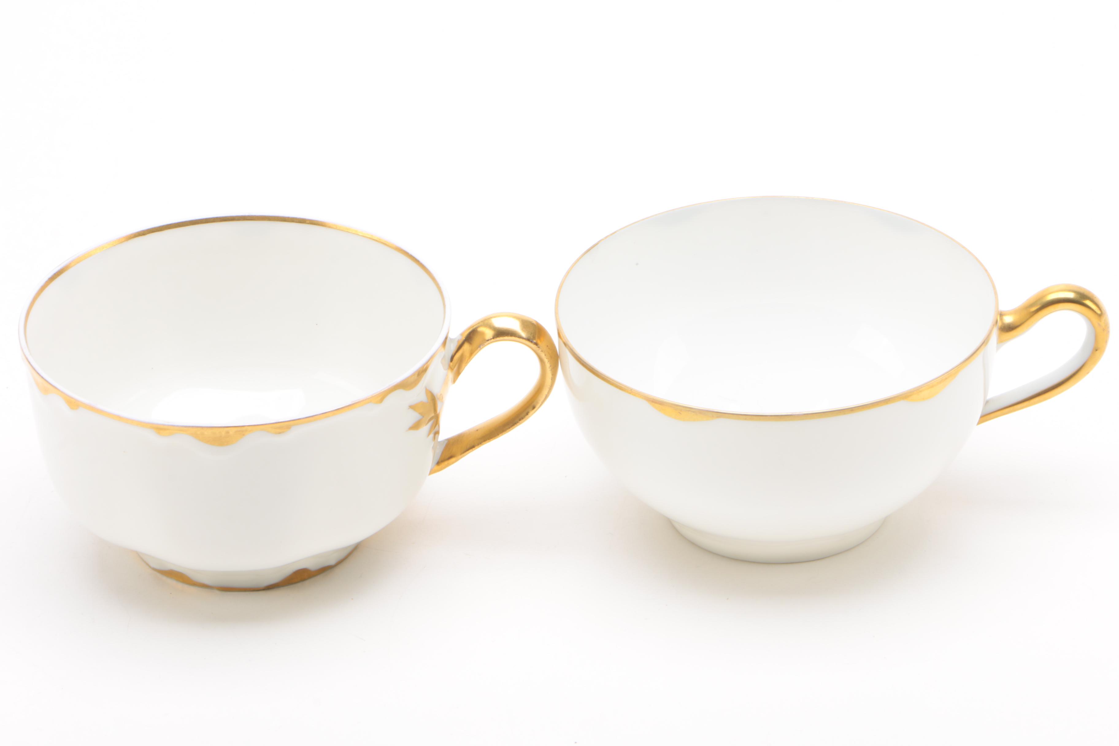 Haviland "Silver Anniversary" Dinnerware Pieces and other Continental Porcelain