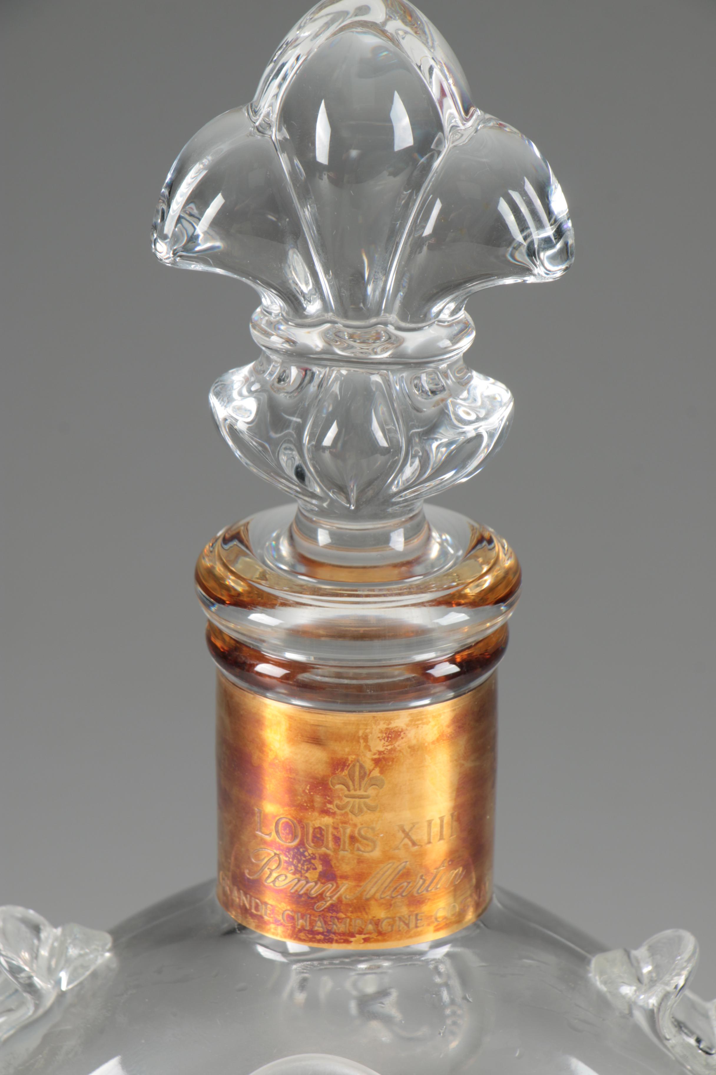 Baccarat for Rémy Martin Crystal Louis XIII Cognac Decanter and Presentation Box