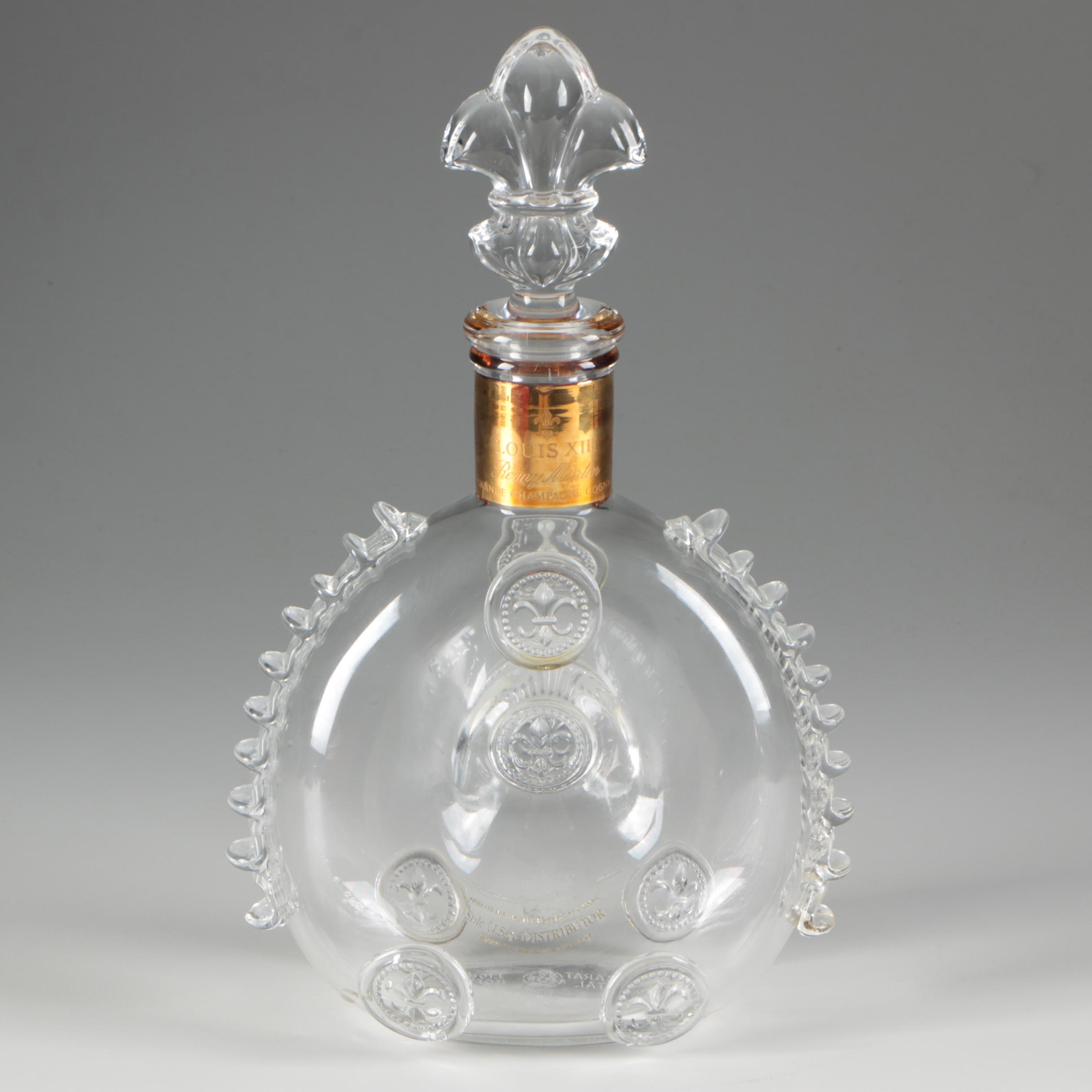 Baccarat for Rémy Martin Crystal Louis XIII Cognac Decanter and Presentation Box