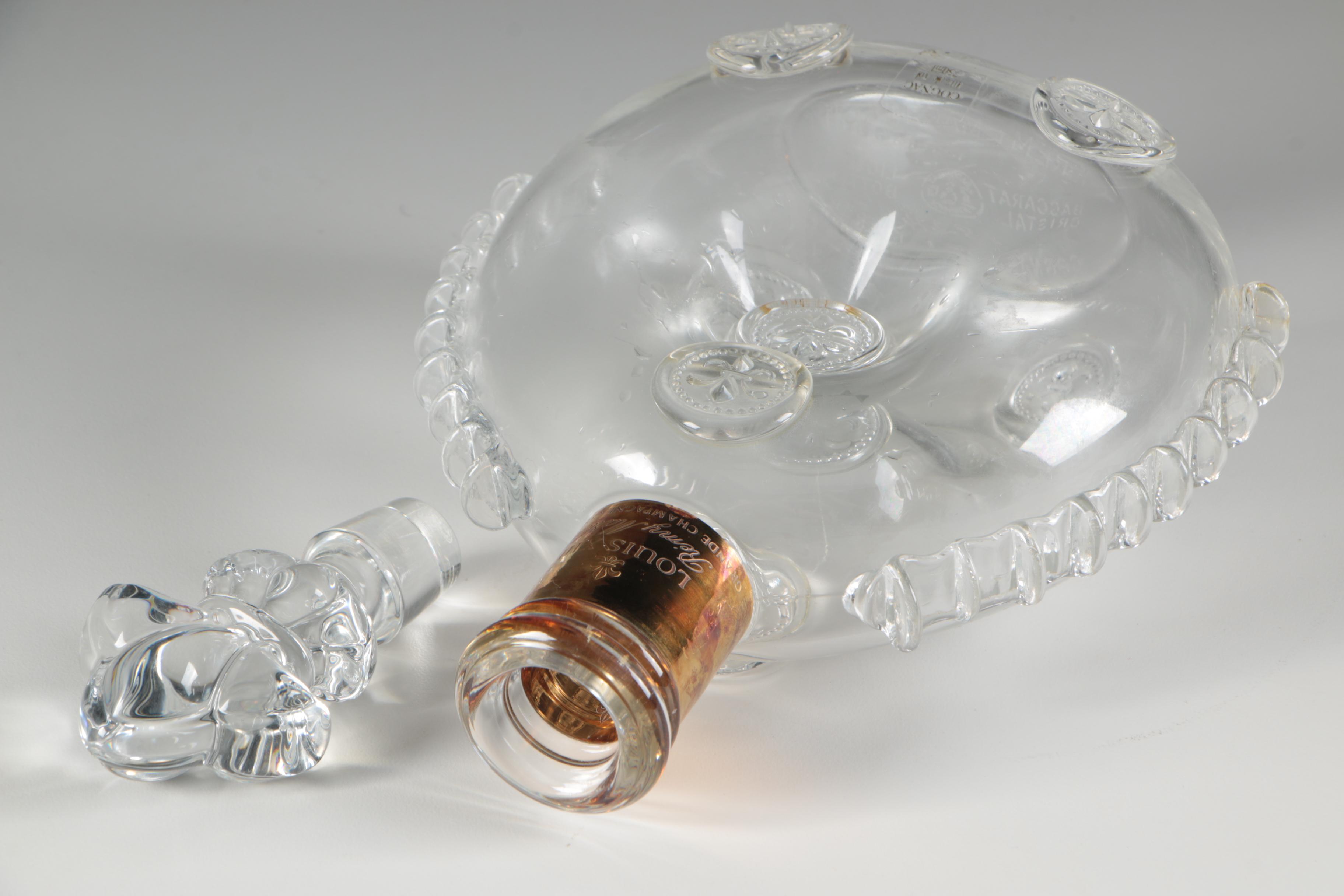 Baccarat for Rémy Martin Crystal Louis XIII Cognac Decanter and Presentation Box