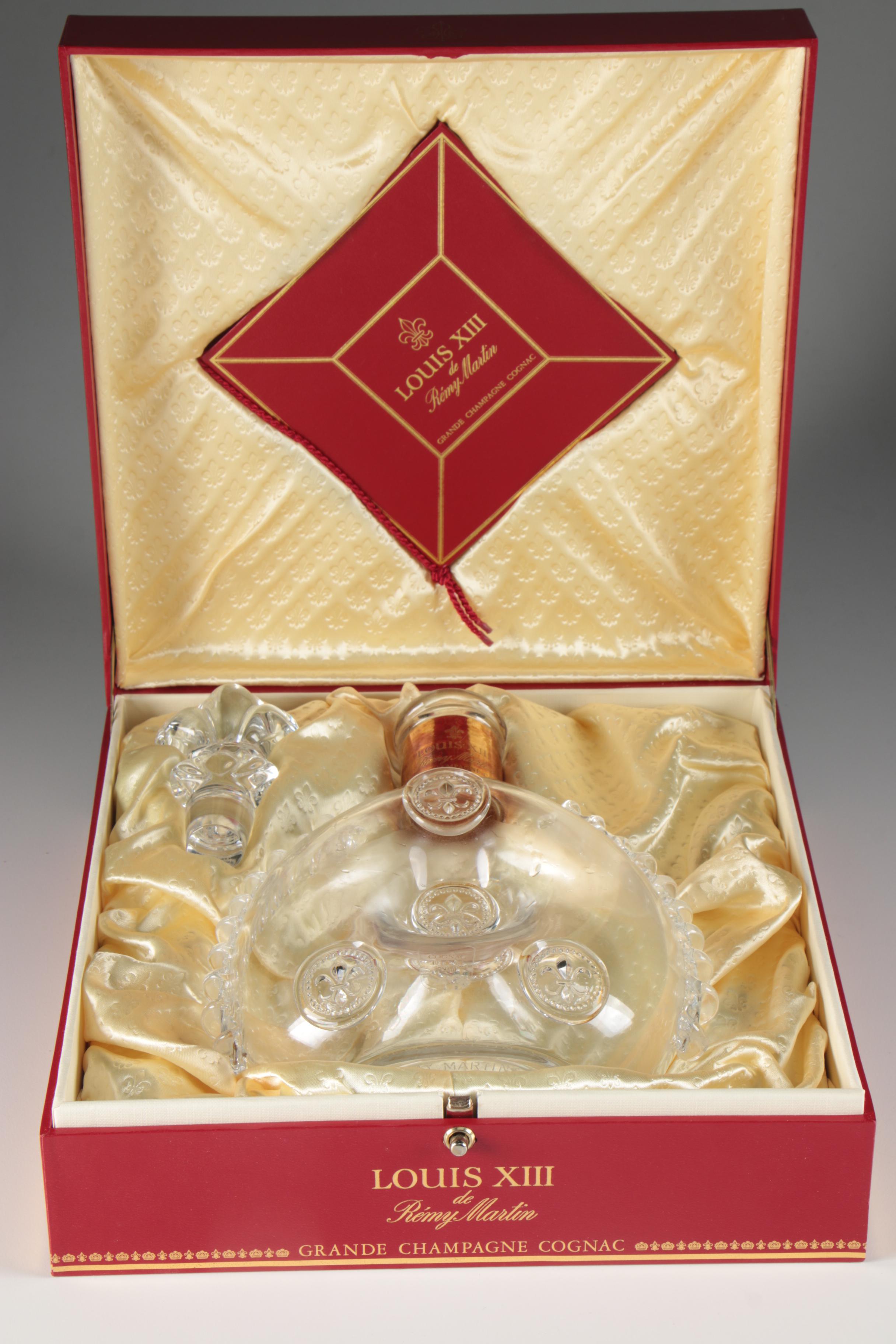 Baccarat for Rémy Martin Crystal Louis XIII Cognac Decanter and Presentation Box