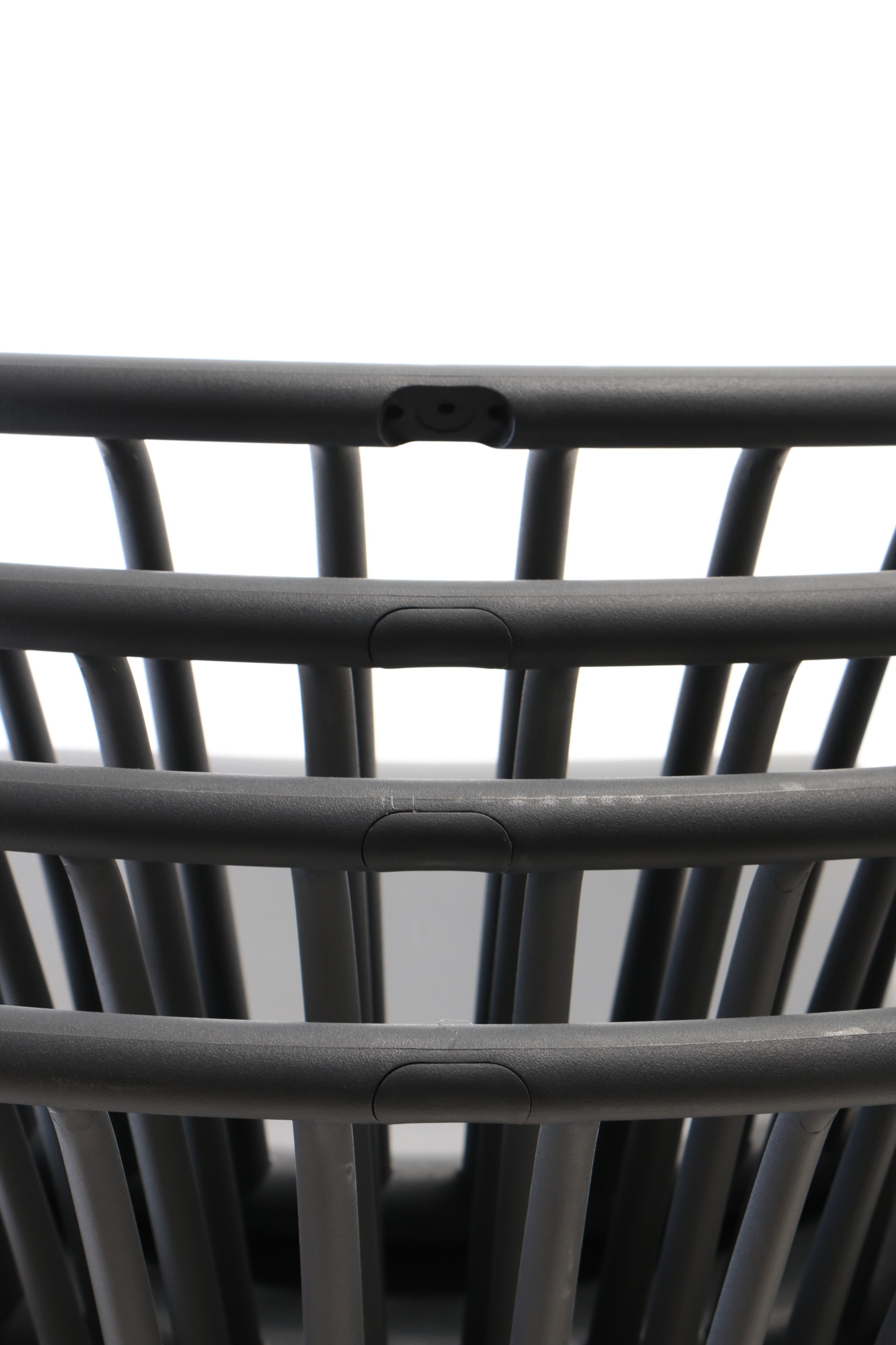 Josep Lluscà "Woody" Molded Polypropylene Indoor/Outdoor Stacking Armchairs