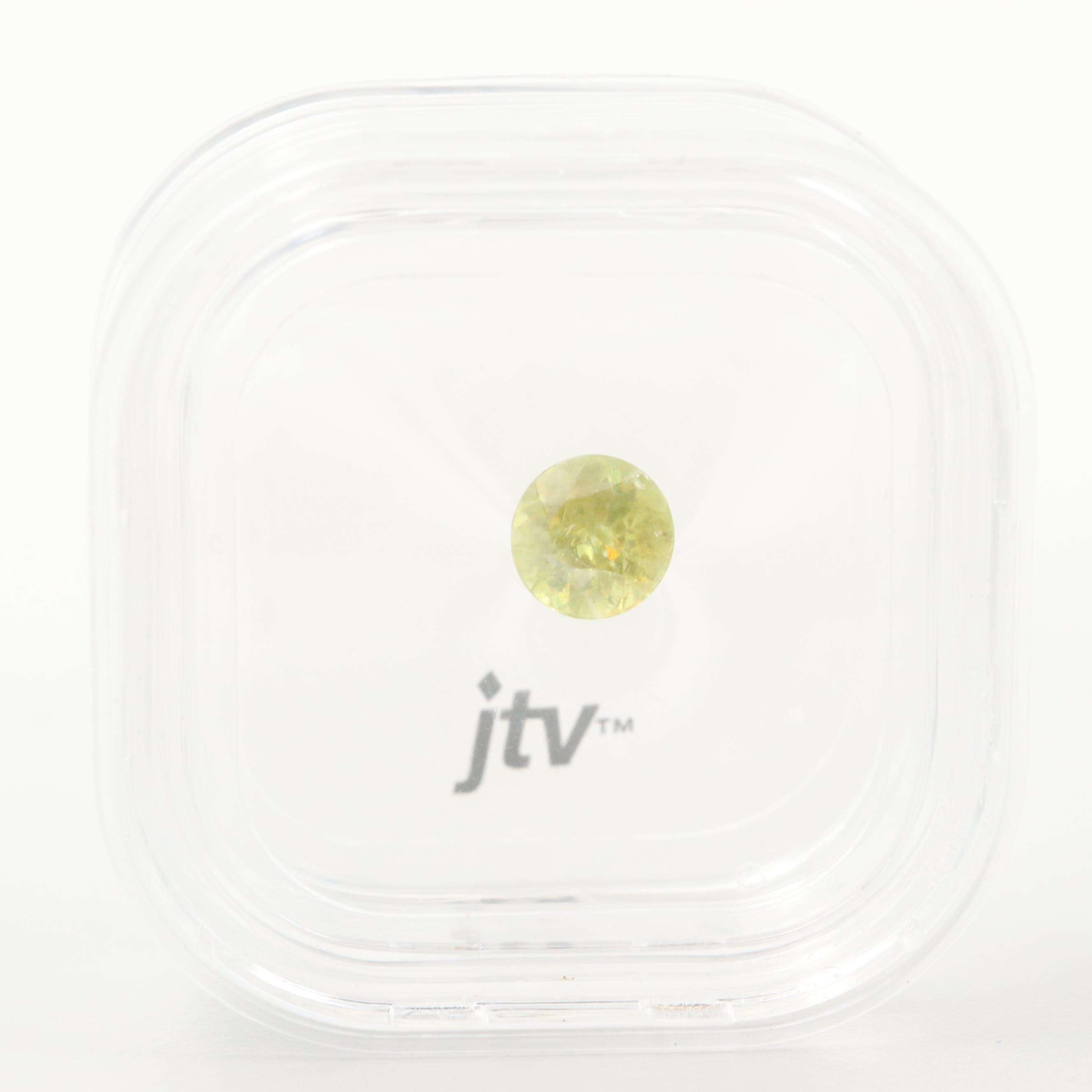 Loose 1.29 CT Sphene Stone 7 mm