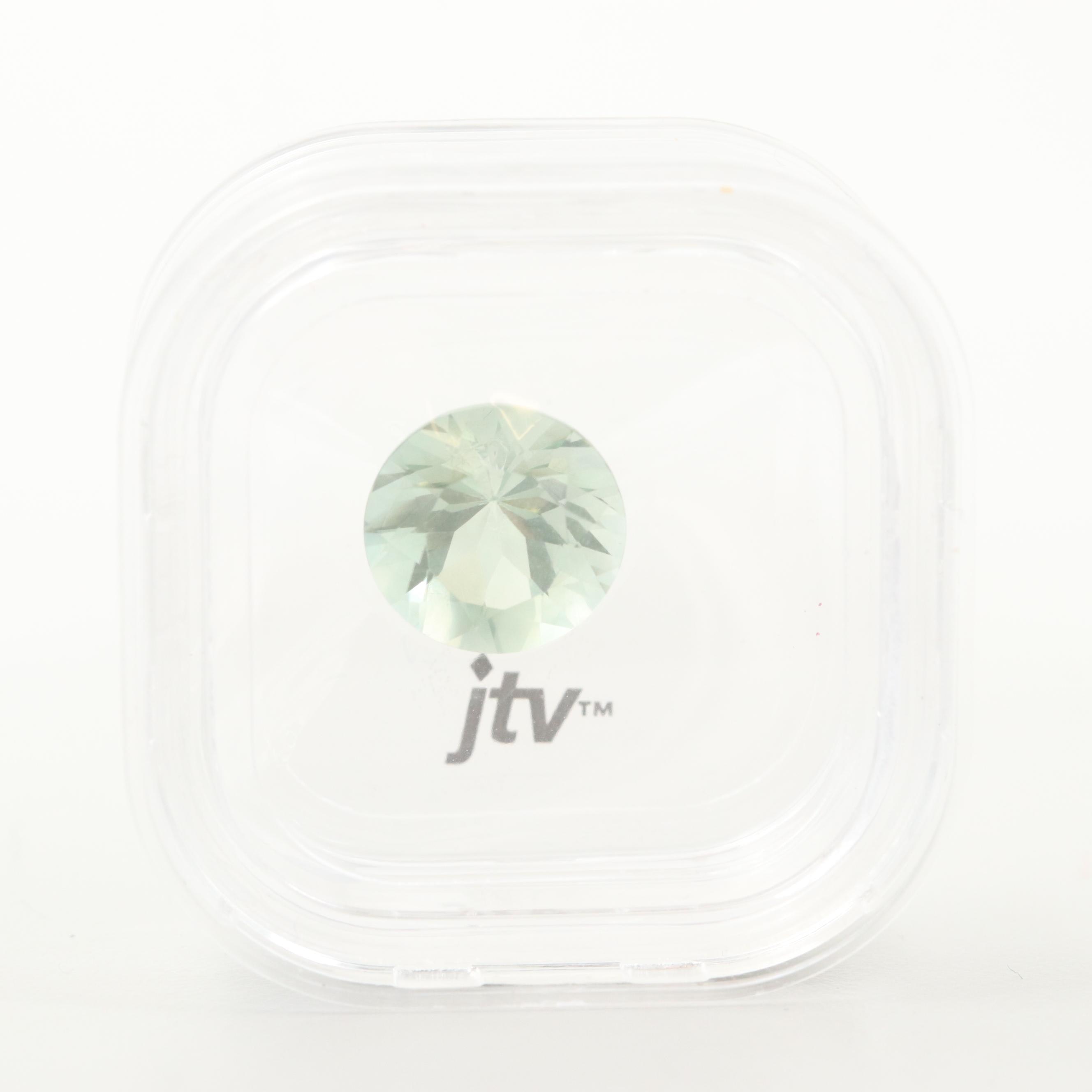 Loose 5.42 CT Prasiolite Stone 12 mm